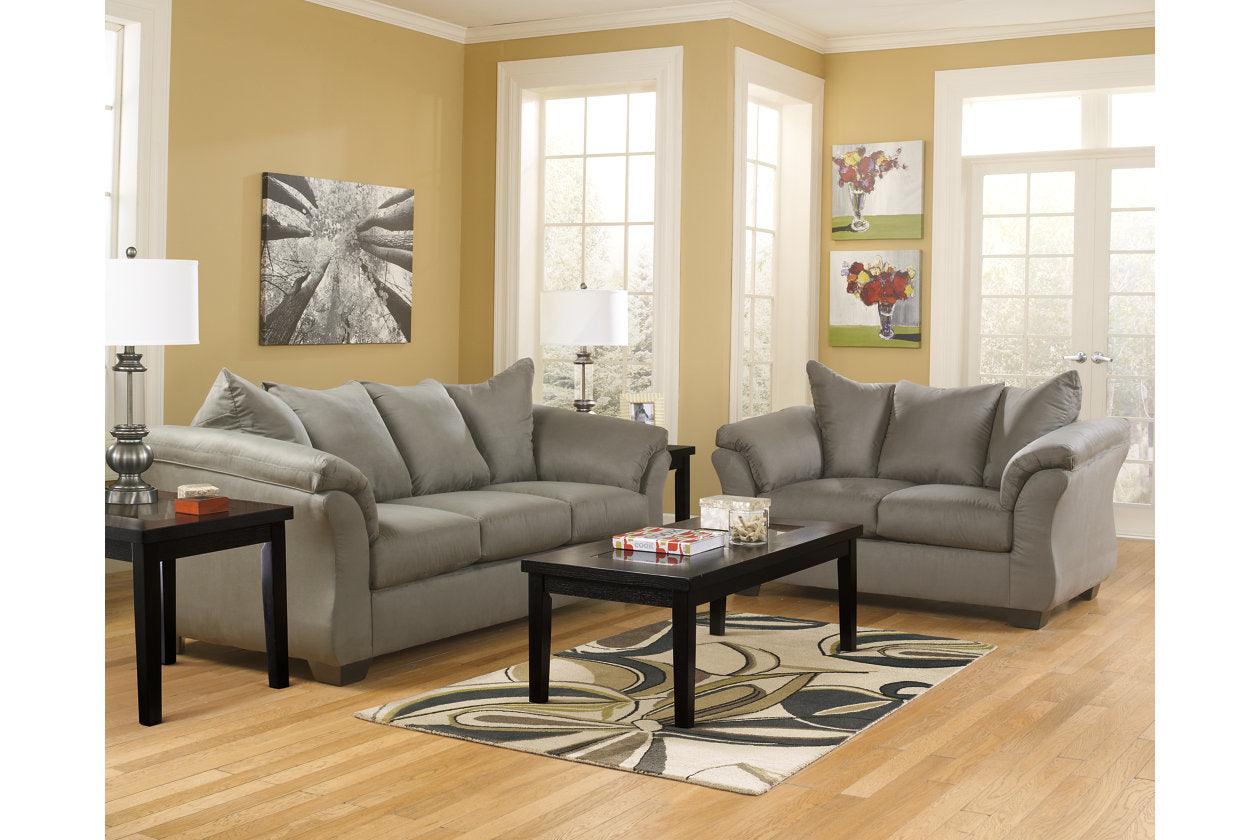 Darcy Cobblestone Loveseat - Image 7