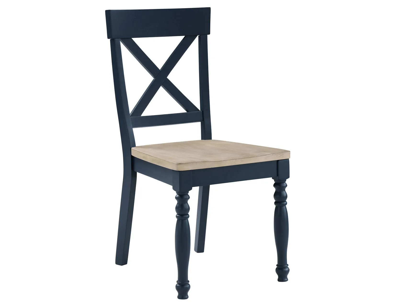 Darcy Midnight Blue/Natural Round Dining Room Set - Image 12