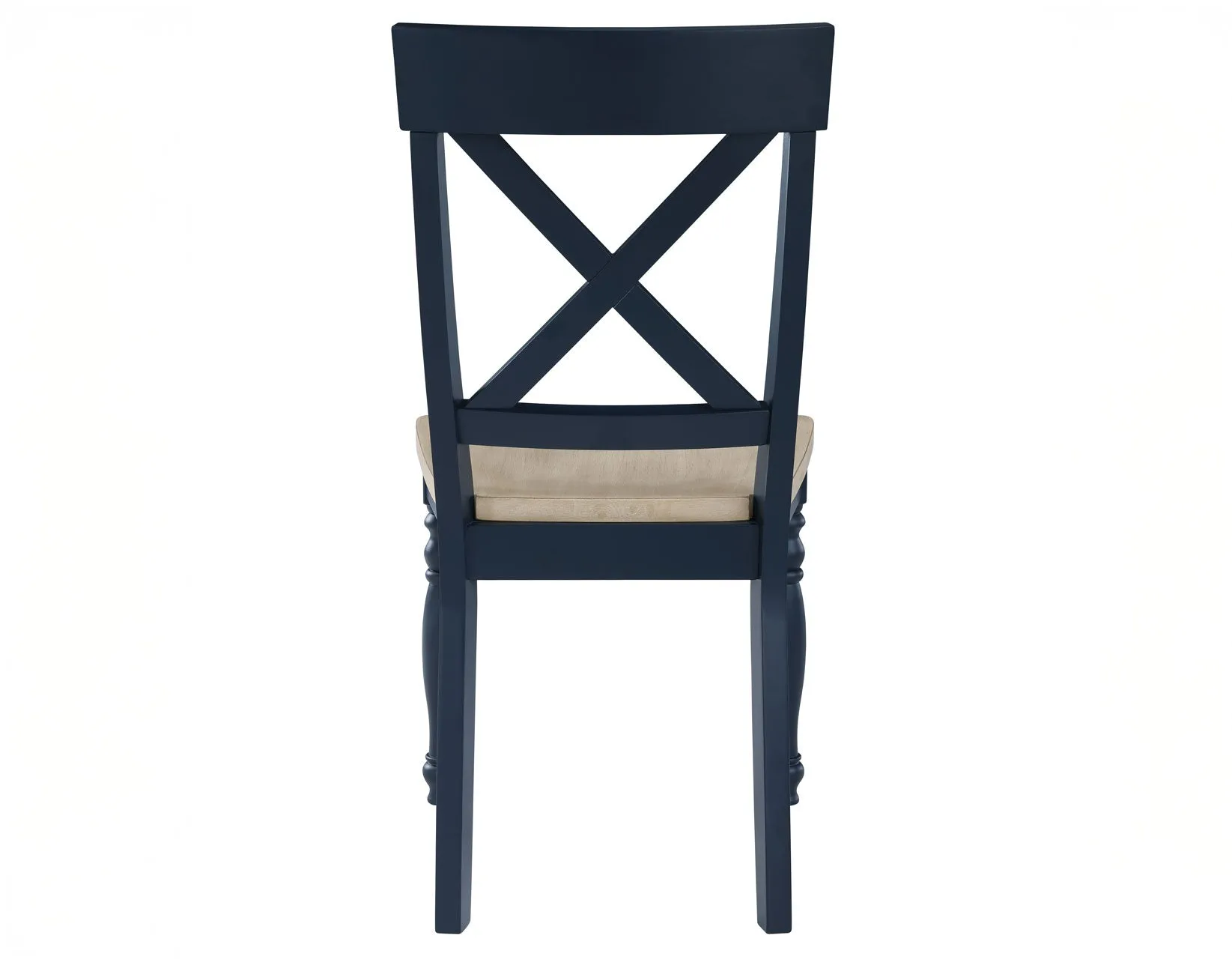 Darcy Midnight Blue/Natural Round Dining Room Set - Image 15