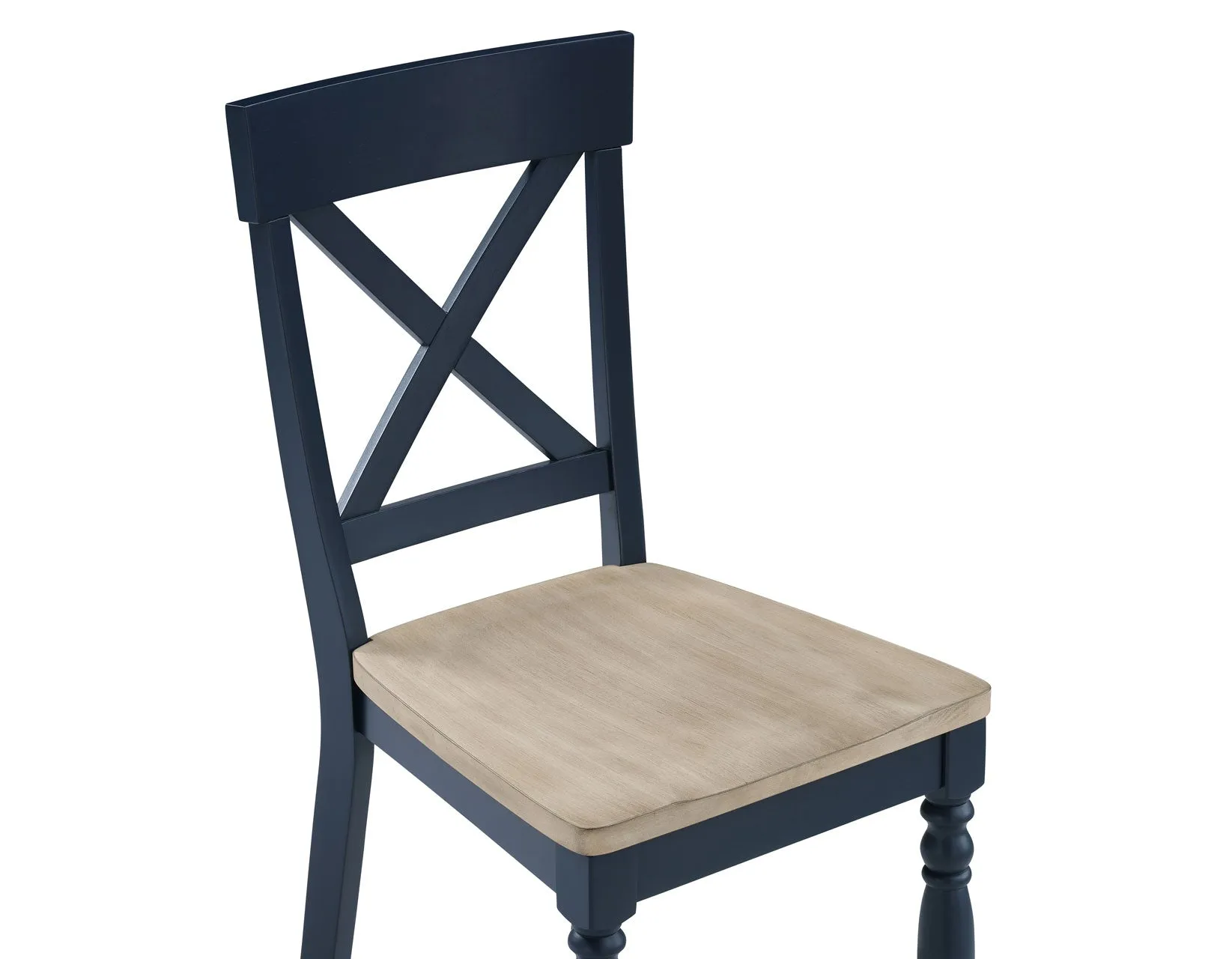 Darcy Midnight Blue/Natural Round Dining Room Set - Image 17