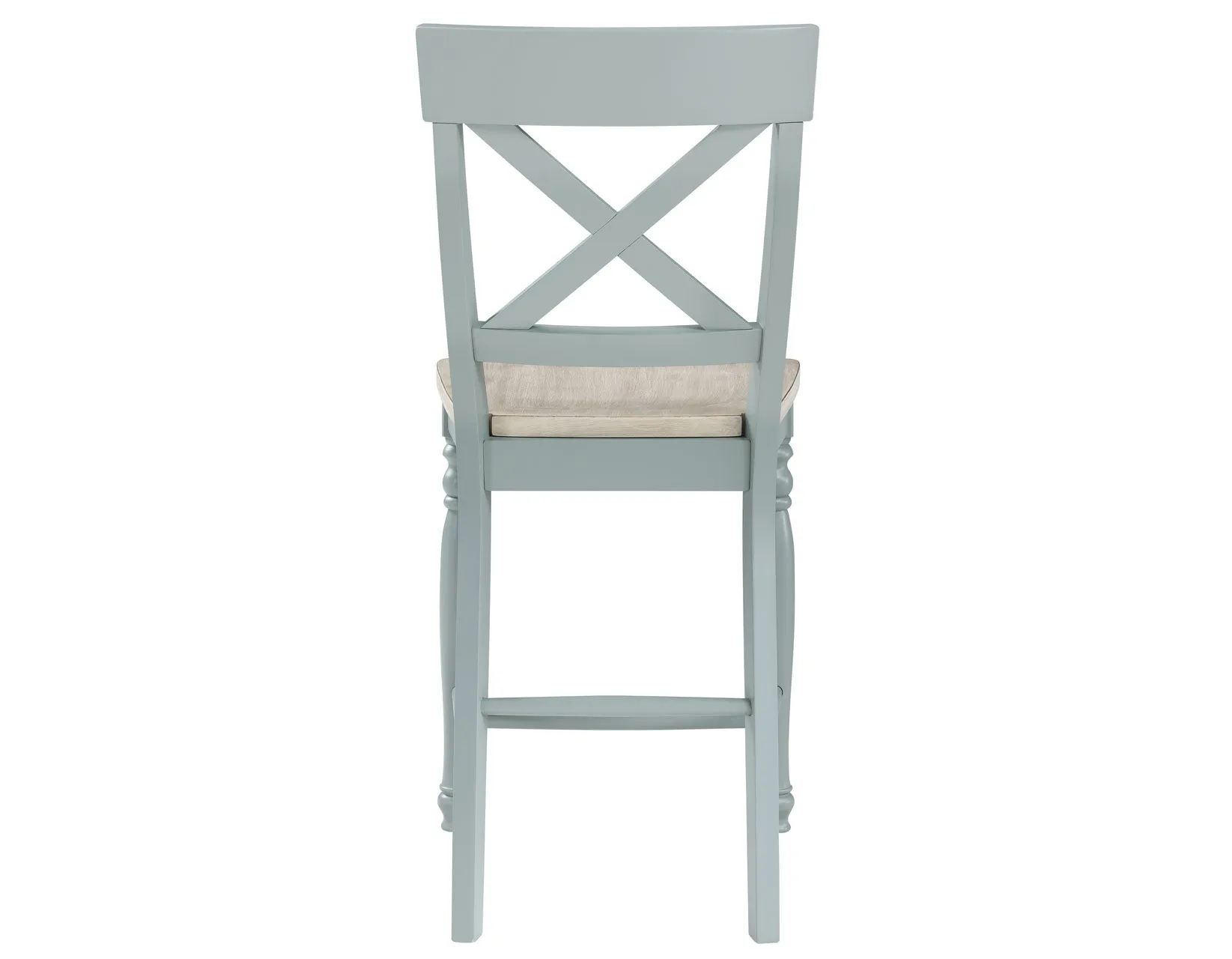 Darcy Mint Green/Natural Counter Height Dining Set with 18-inch Leaf - Image 16