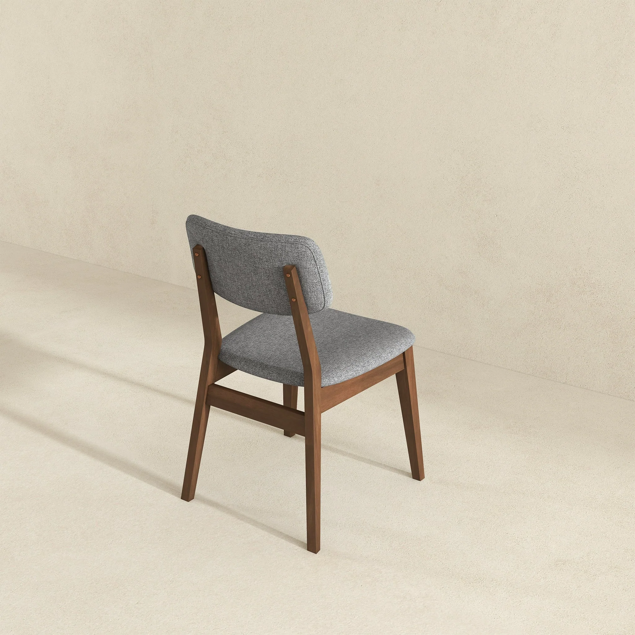 Dark Grey Fabric Solid Back Side Chair (Set Of 2) - Image 6