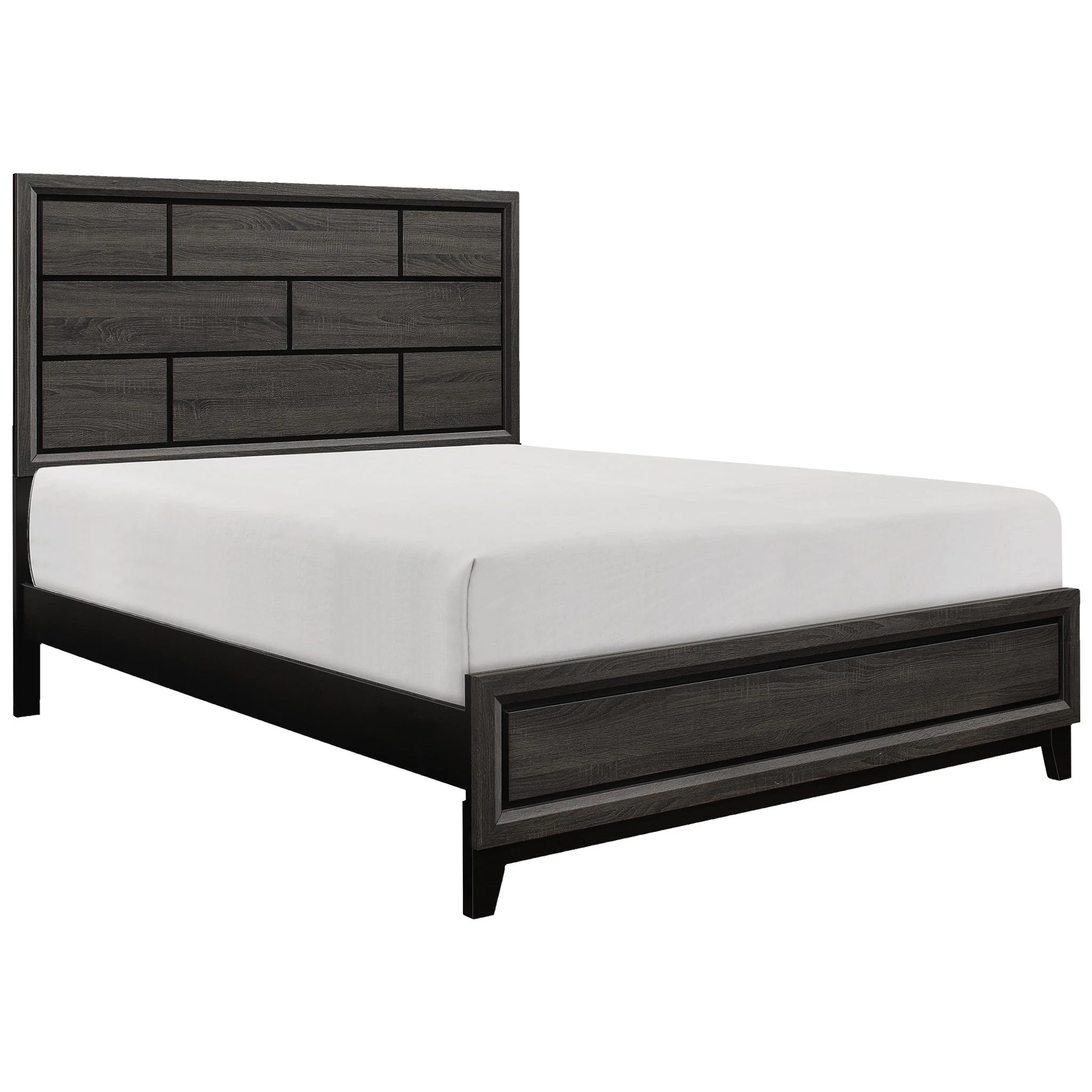 Davi Gray California King Panel Bed - Image 3