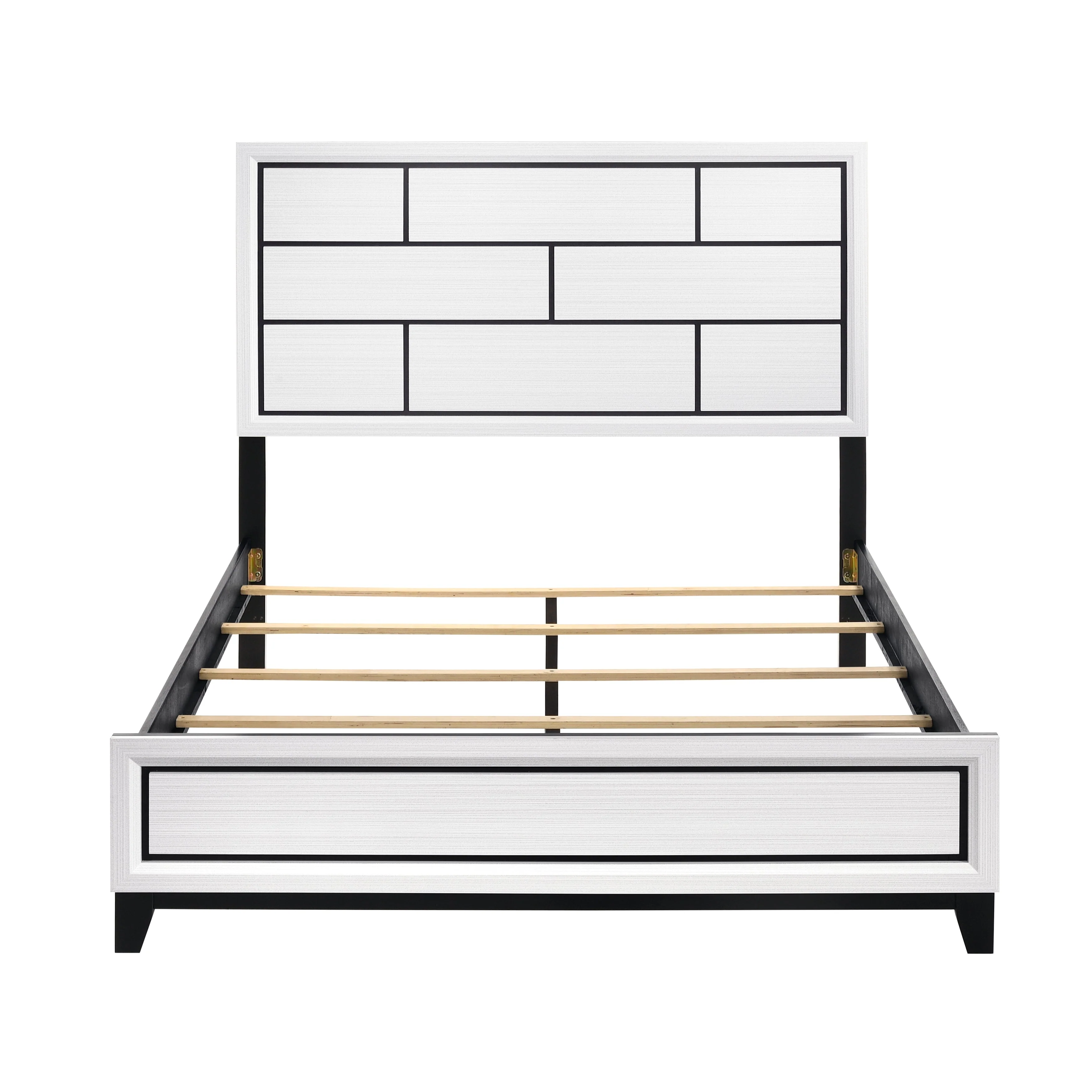 Davi White Full Panel Bed - Image 2