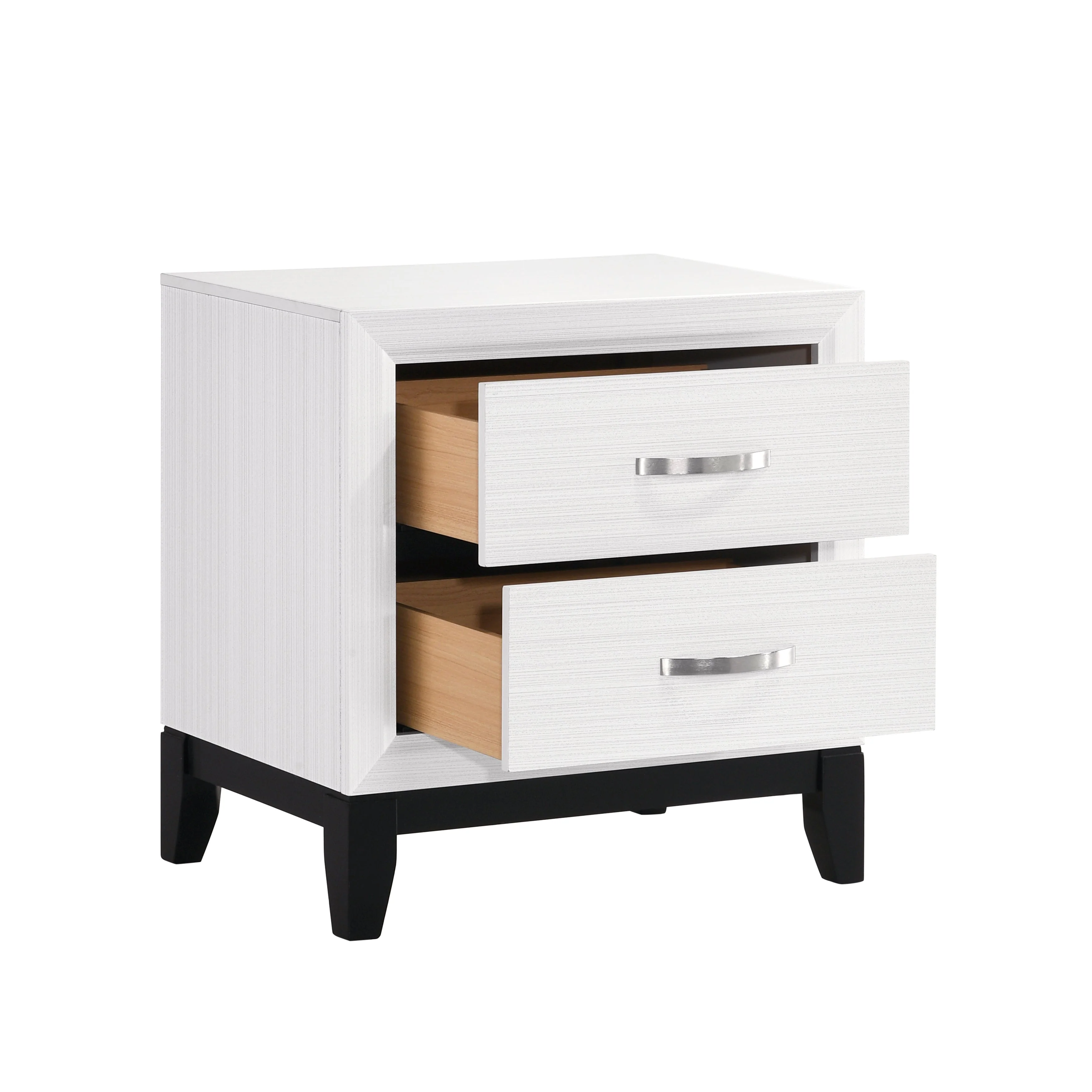 Davi White Nightstand - Image 2