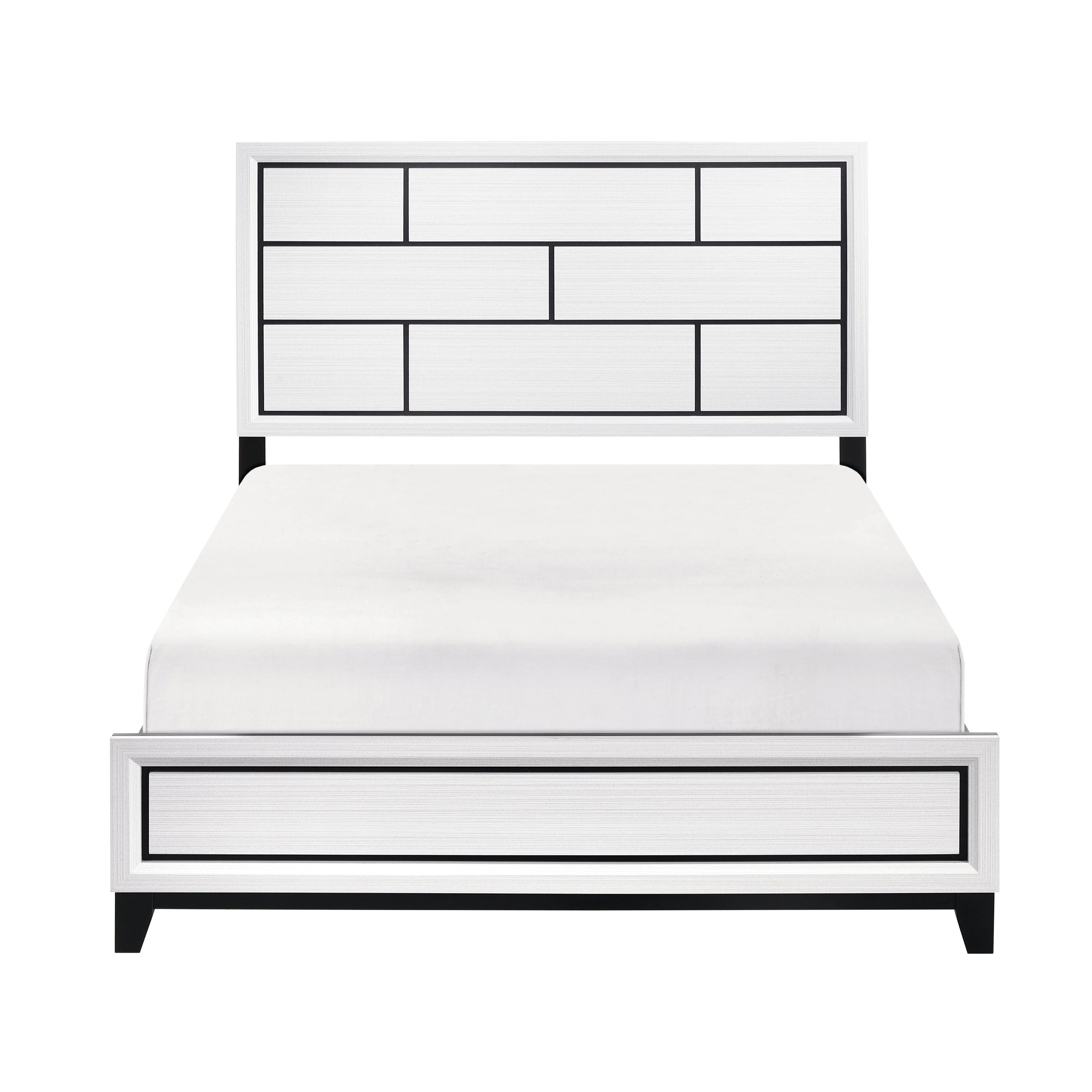 Davi White Panel Bedroom Set - Image 2