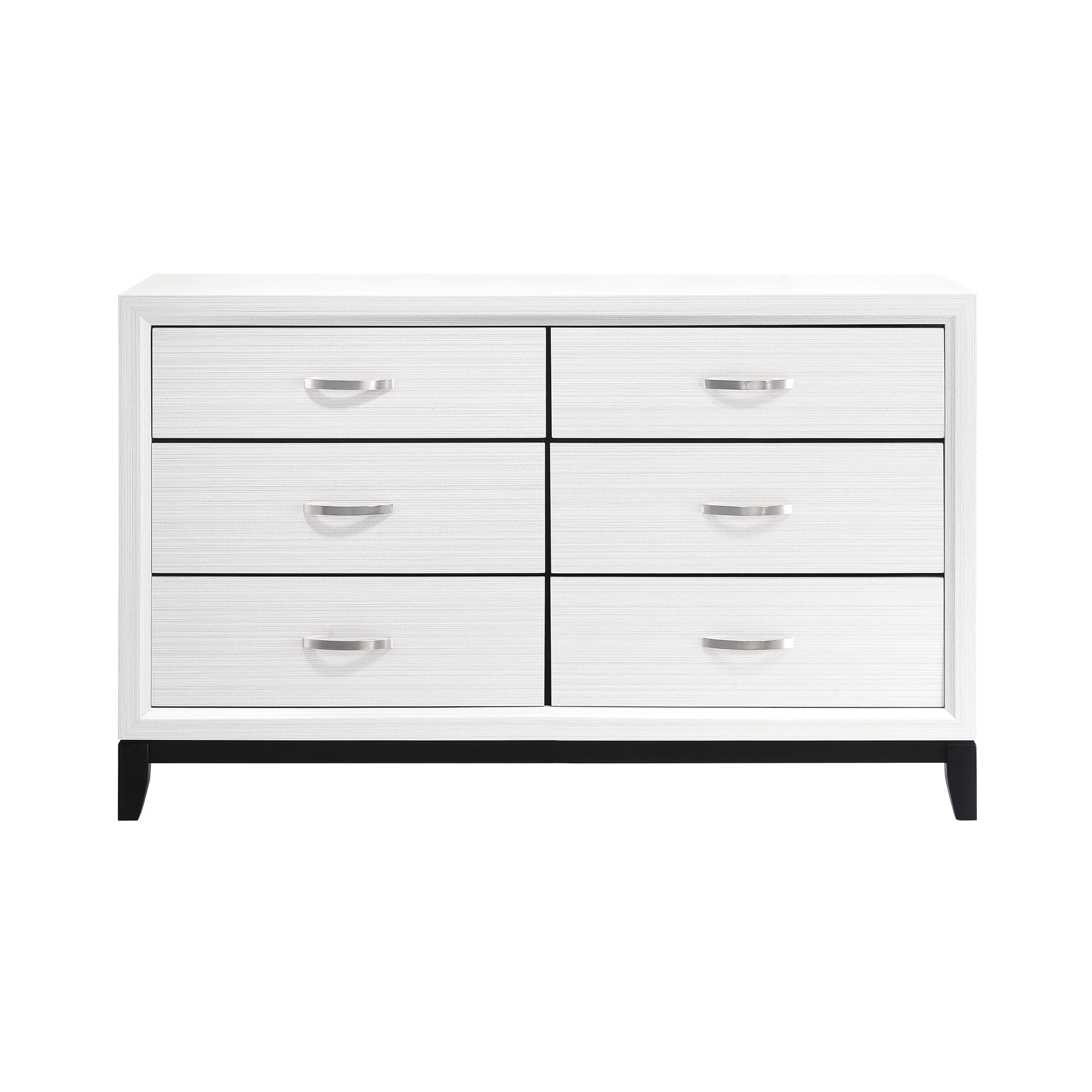 Davi White Panel Bedroom Set - Image 5