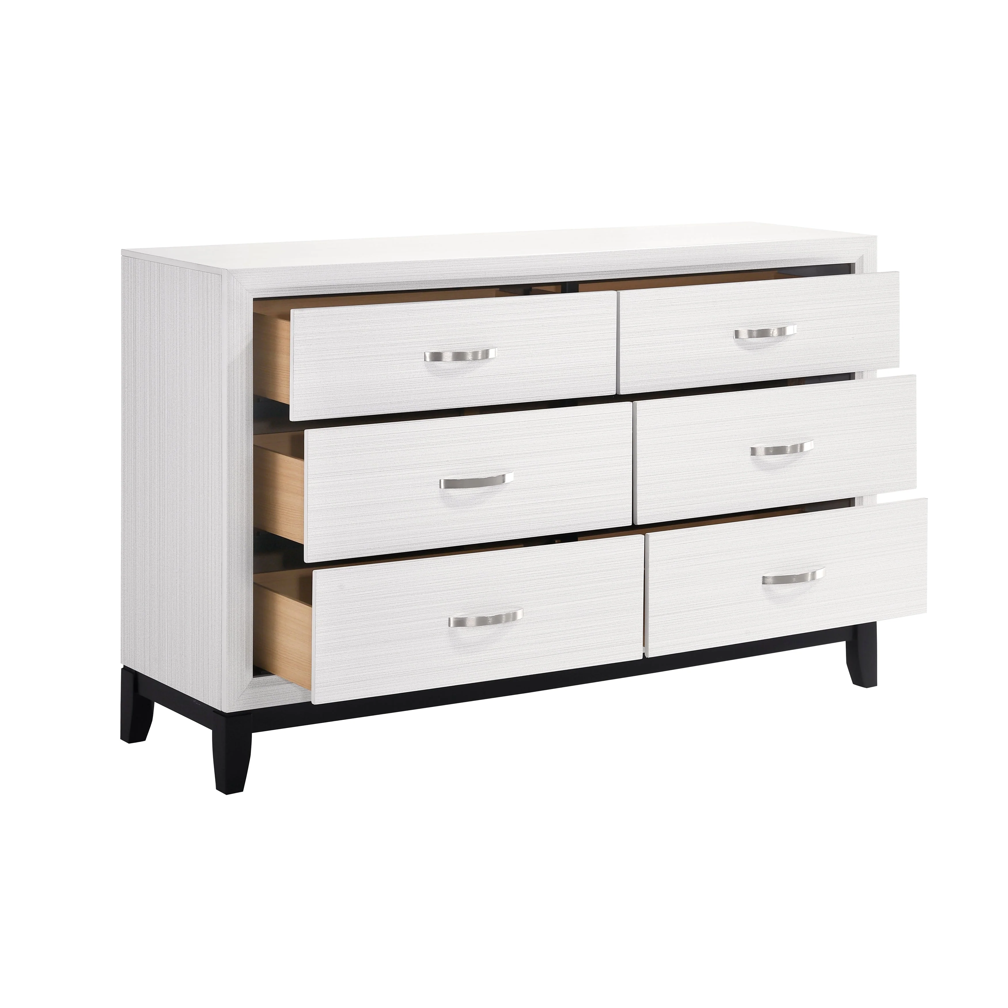 Davi White Panel Bedroom Set - Image 7