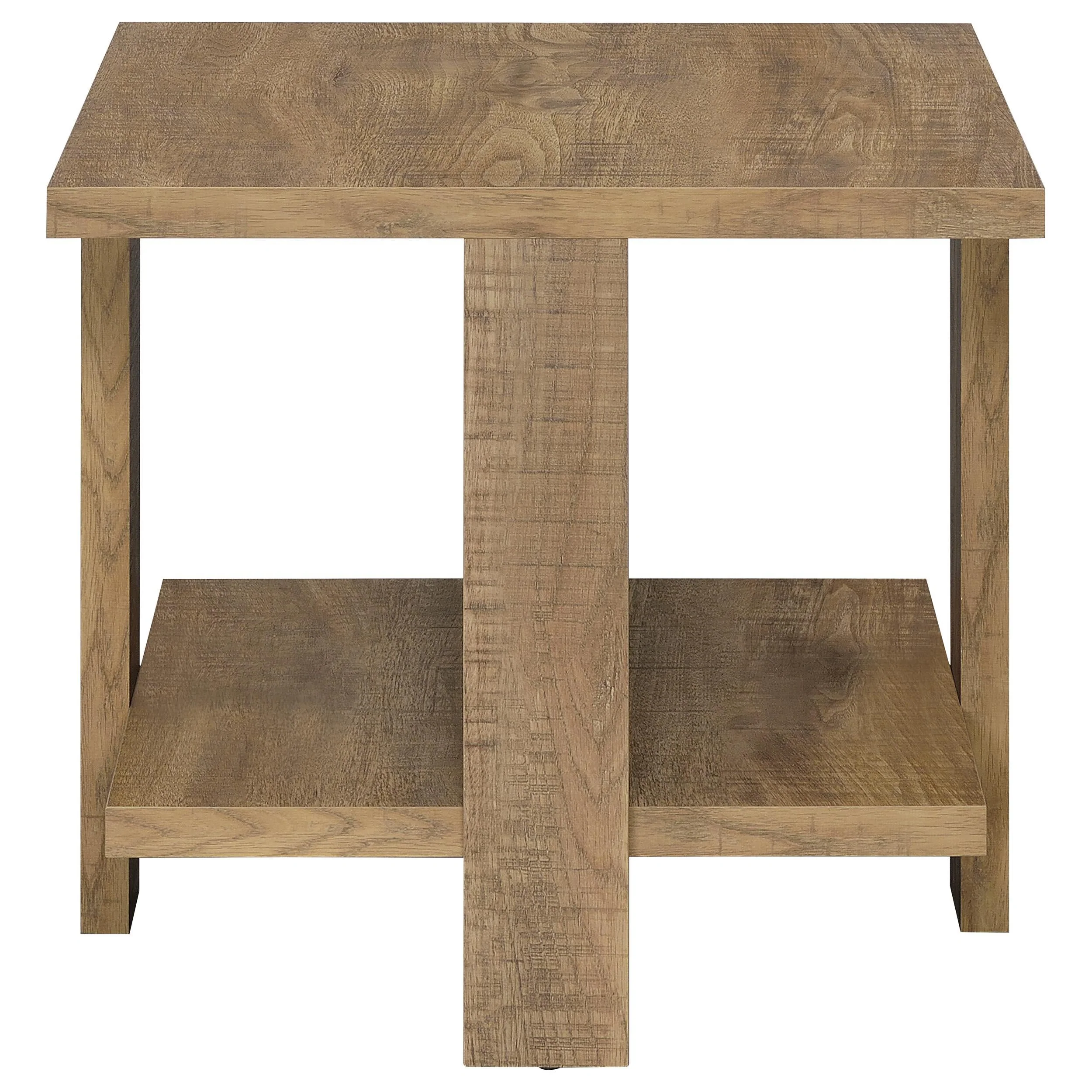 Dawn Mango Brown 2-Piece Round Coffee and End Table Set - Image 5