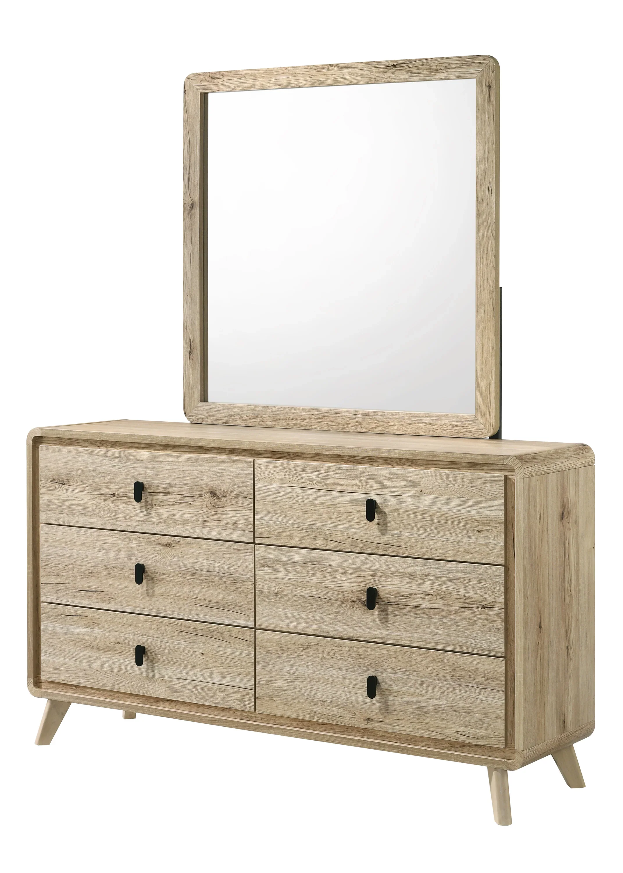 Dawson Light Brown Dresser Mirror - Image 2