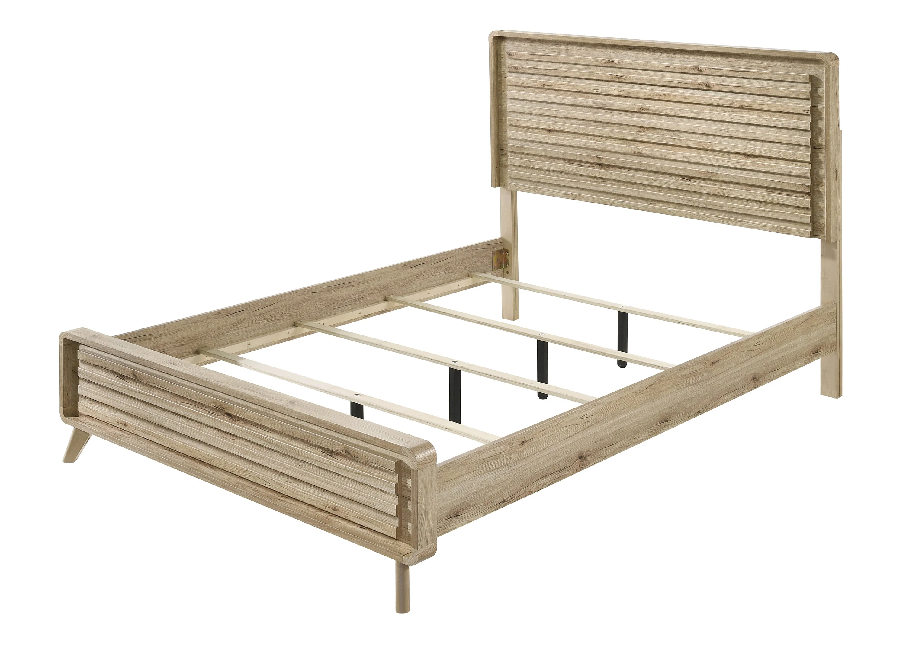 Dawson Light Brown Queen Panel Bed - Image 2