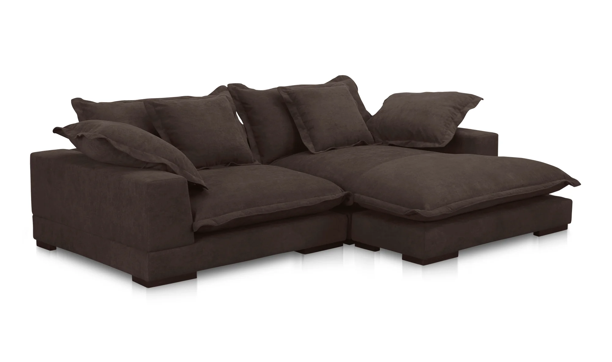 Daydream Sectional - Dark Brown - Image 2