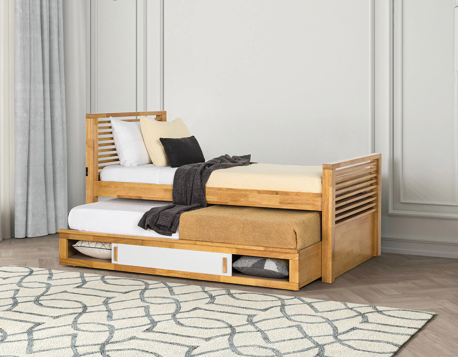 Dayville Light Oak Twin Bed - Image 5