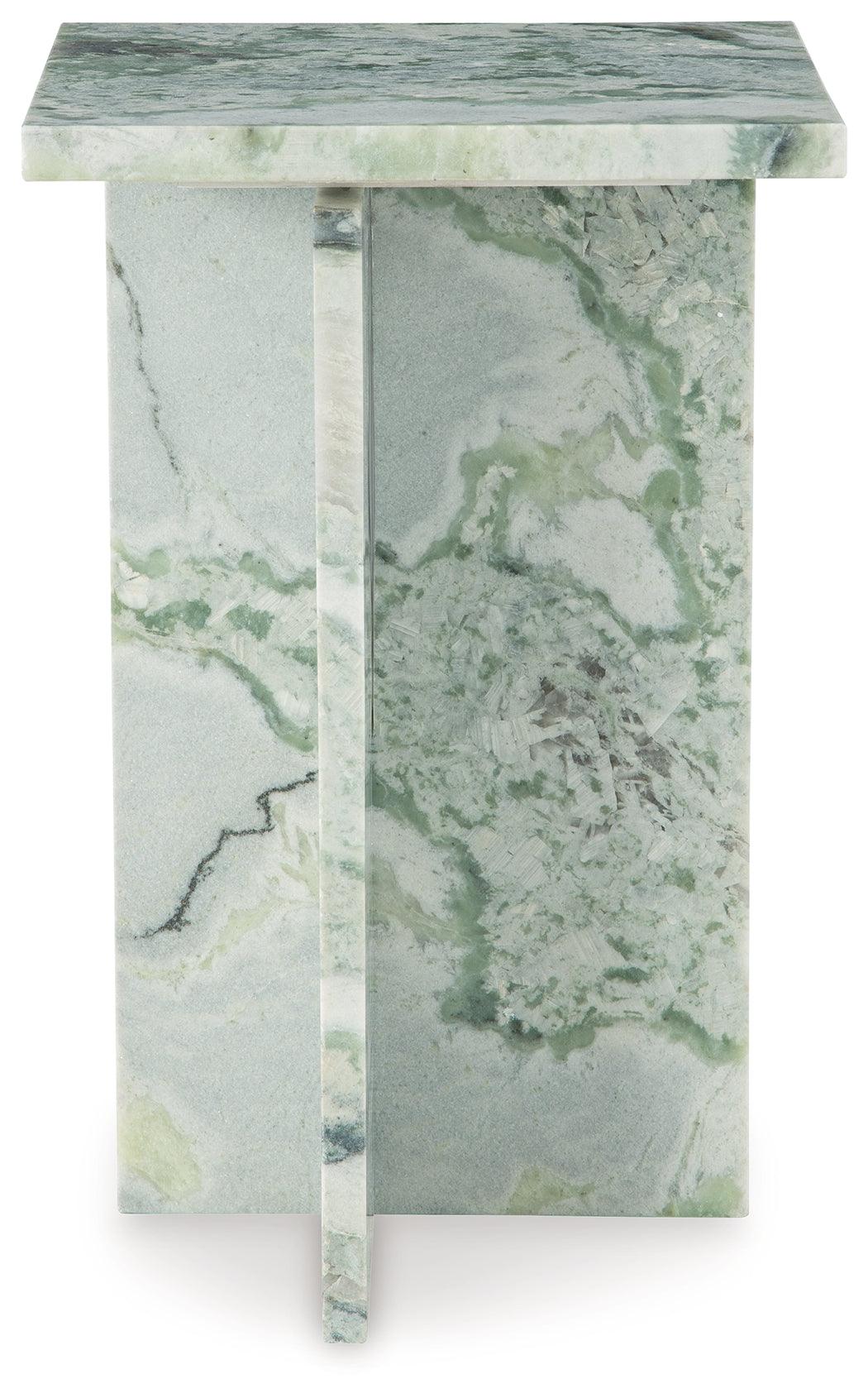 Deaconwell White/Green Accent Table - Image 3