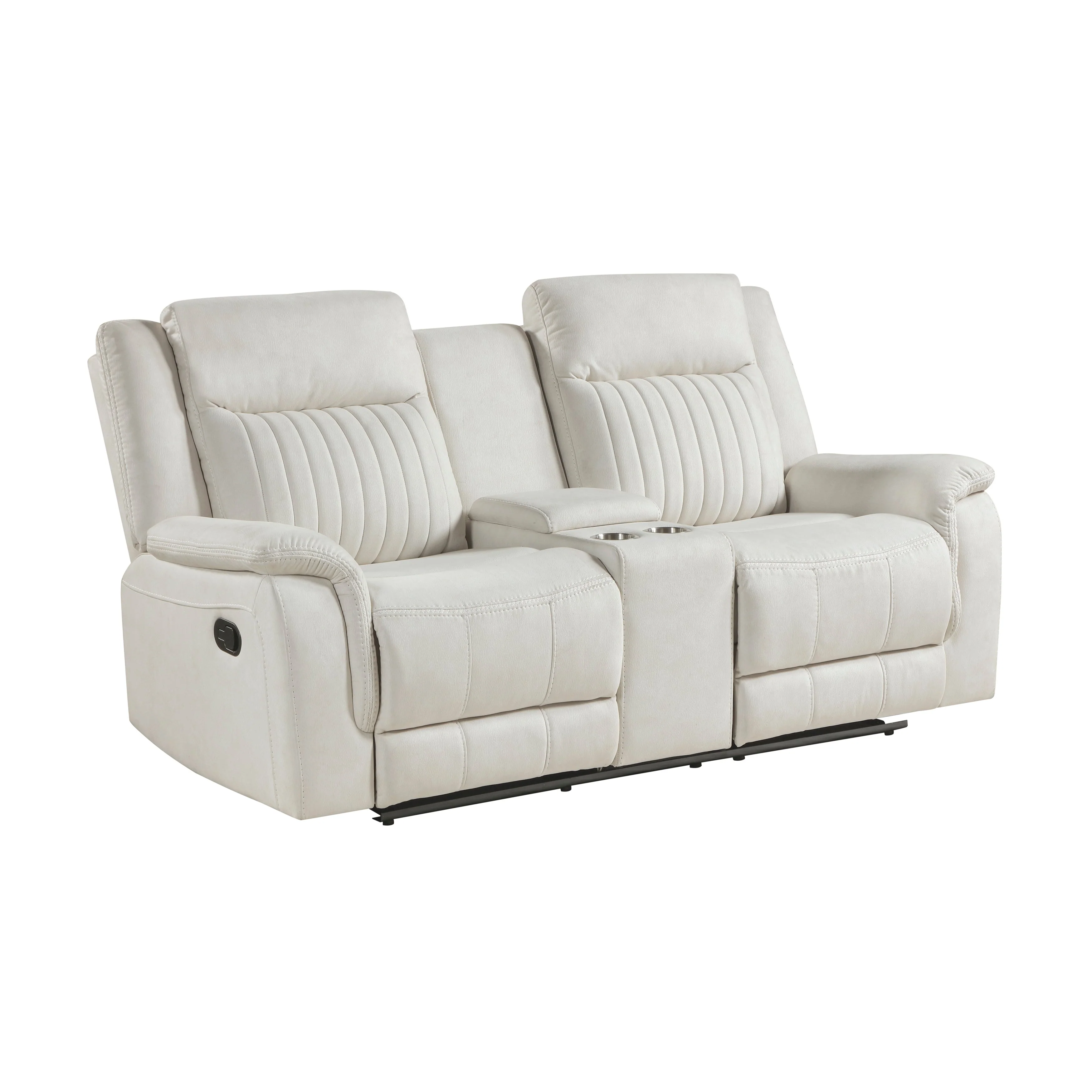 Dean Beige Double Reclining Living Room Set - Image 8