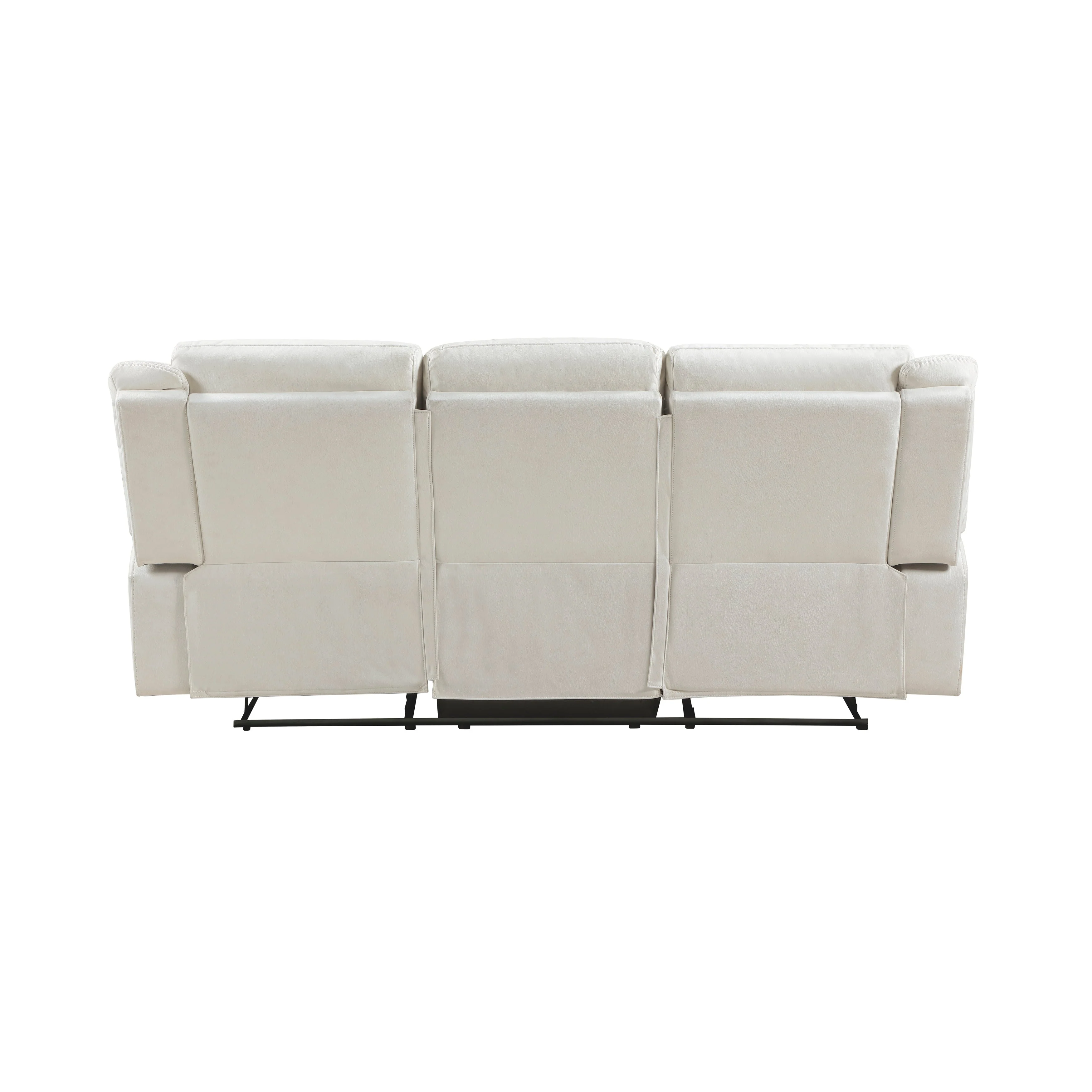 Dean Beige Double Reclining Sofa - Image 3
