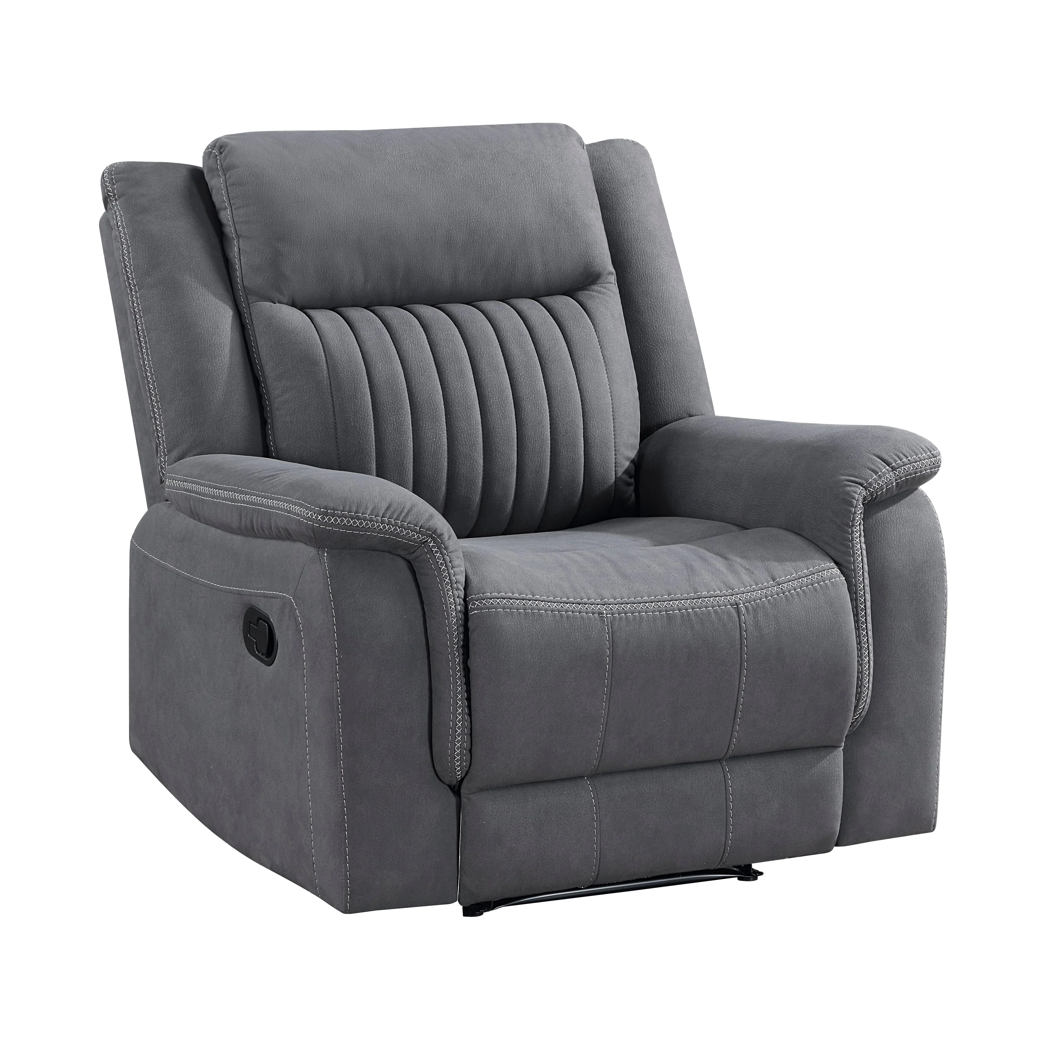 Dean Gray Double Reclining Living Room Set - Image 13