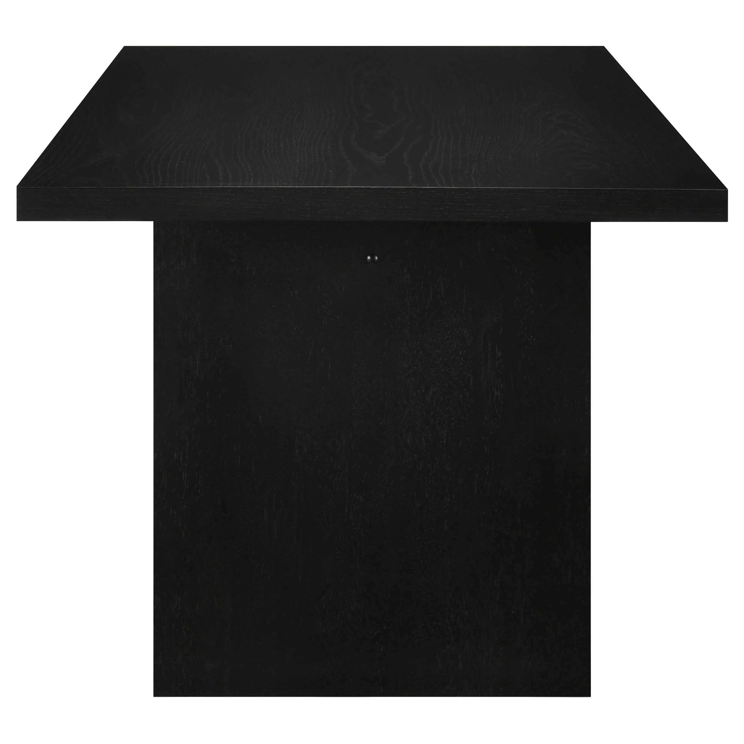 Decker Black 7-piece 82-inch Rectangular Dining Set - Image 4