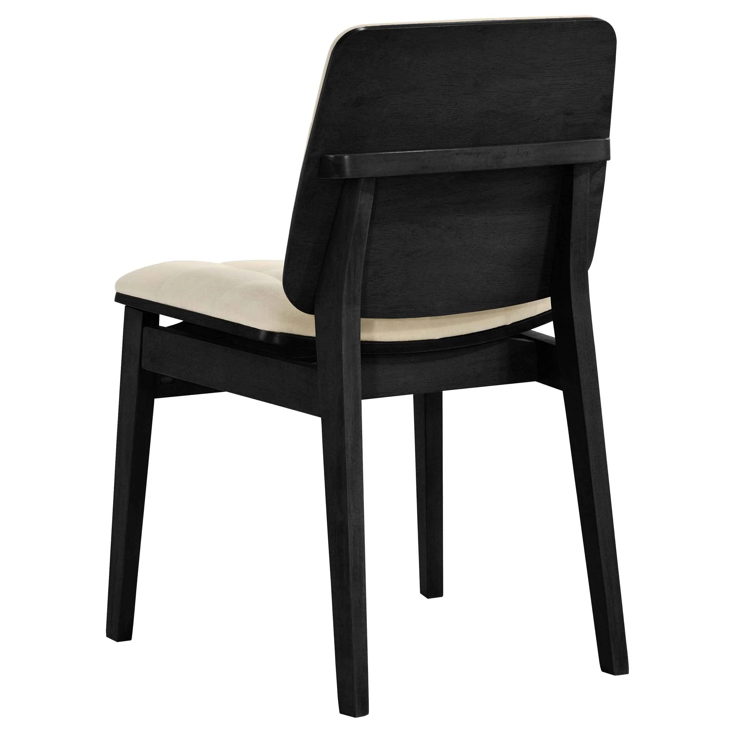Decker Cream/Black 7-piece 82-inch Rectangular Dining Set - Image 8