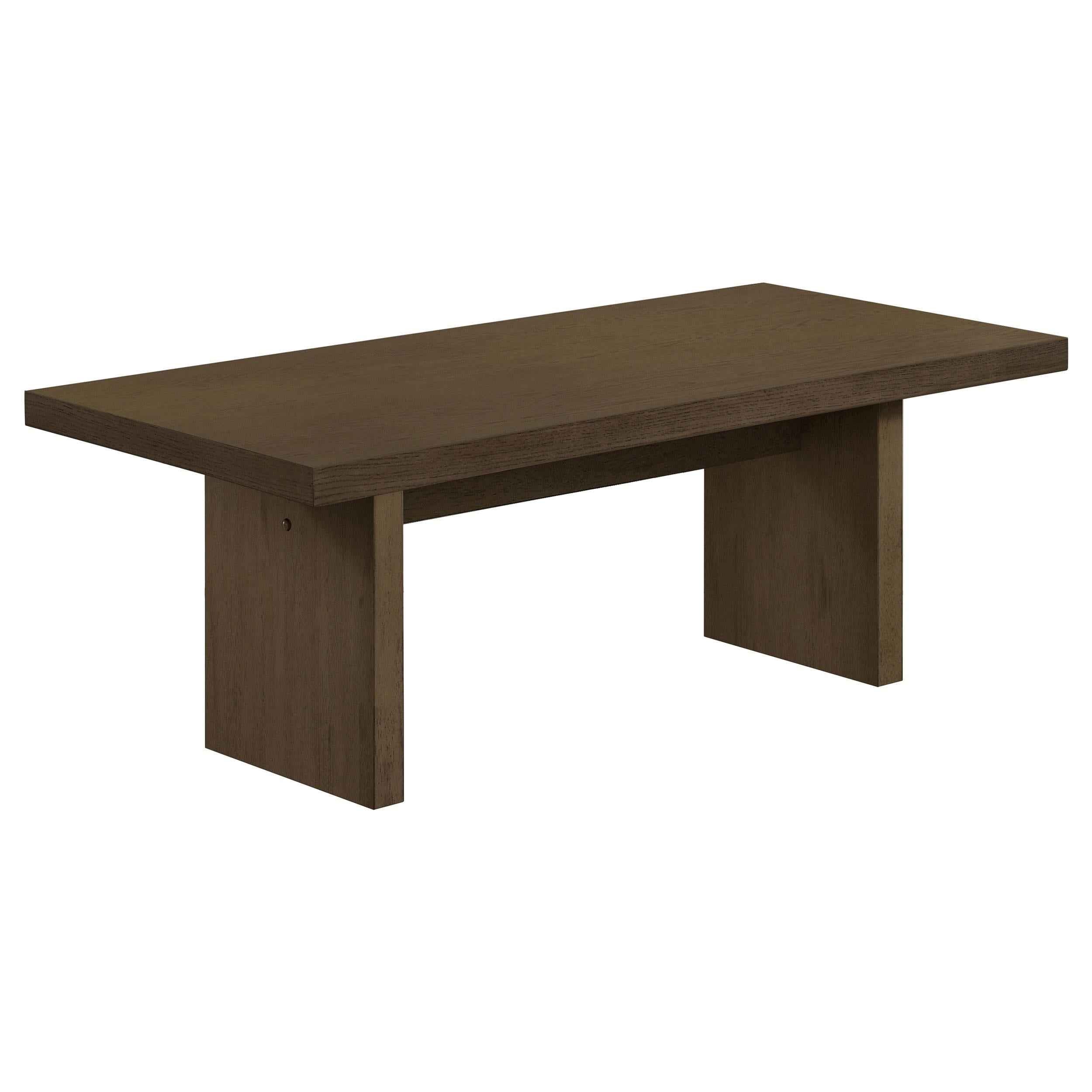 Decker Walnut 47-Inch Rectangular Cocktail Coffee Table