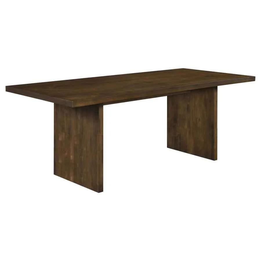 Decker Wheat/Walnut 7-piece 82-inch Rectangular Dining Set - Image 2