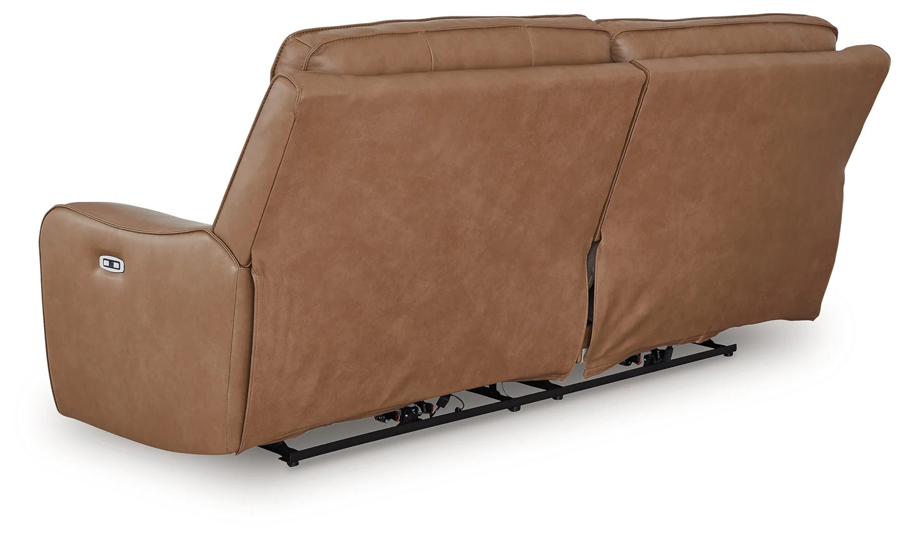Deepwakes Caramel Power Reclining Sofa - Image 5