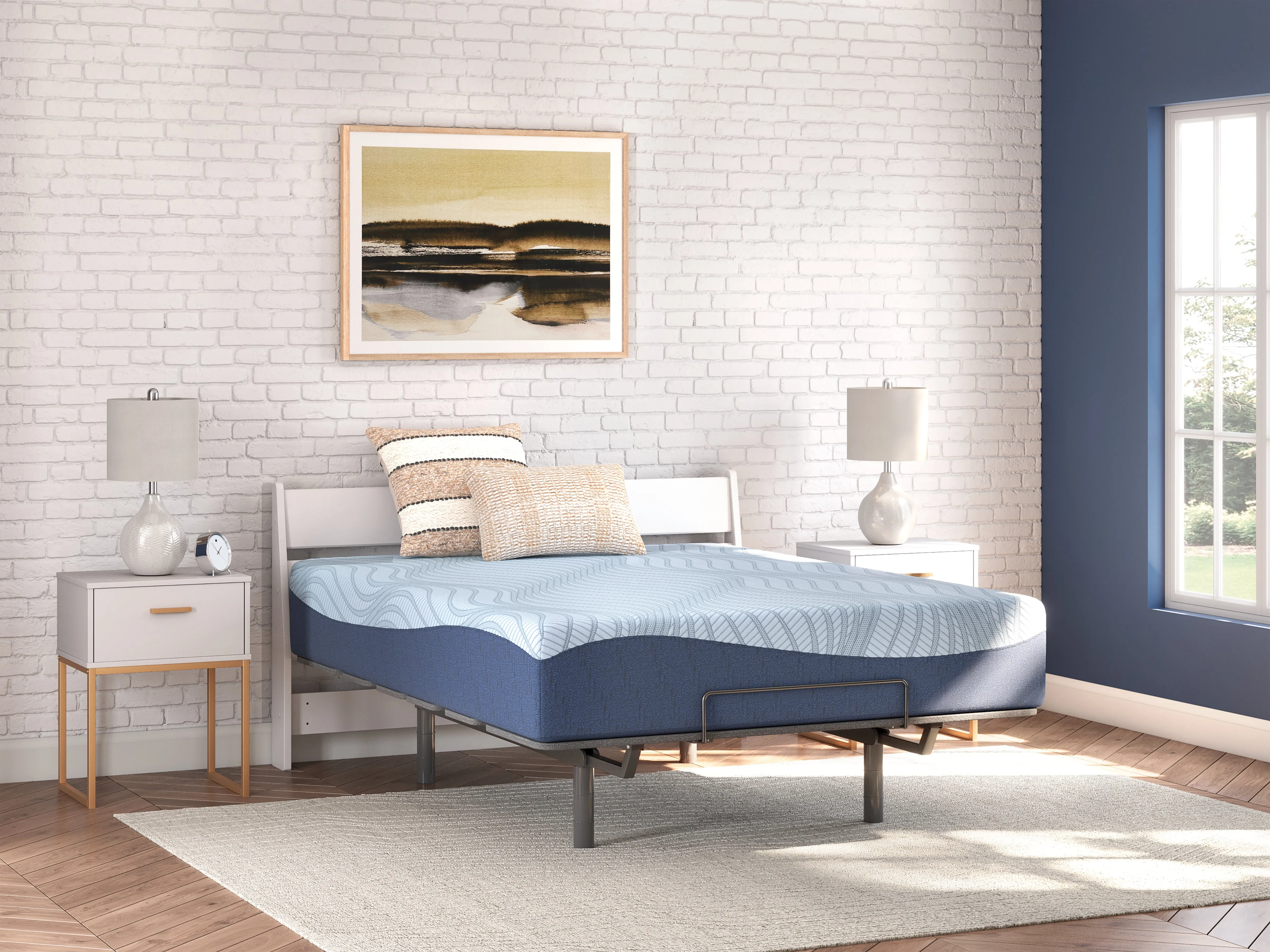 Dellyn 12 Memory Foam White Full Mattress