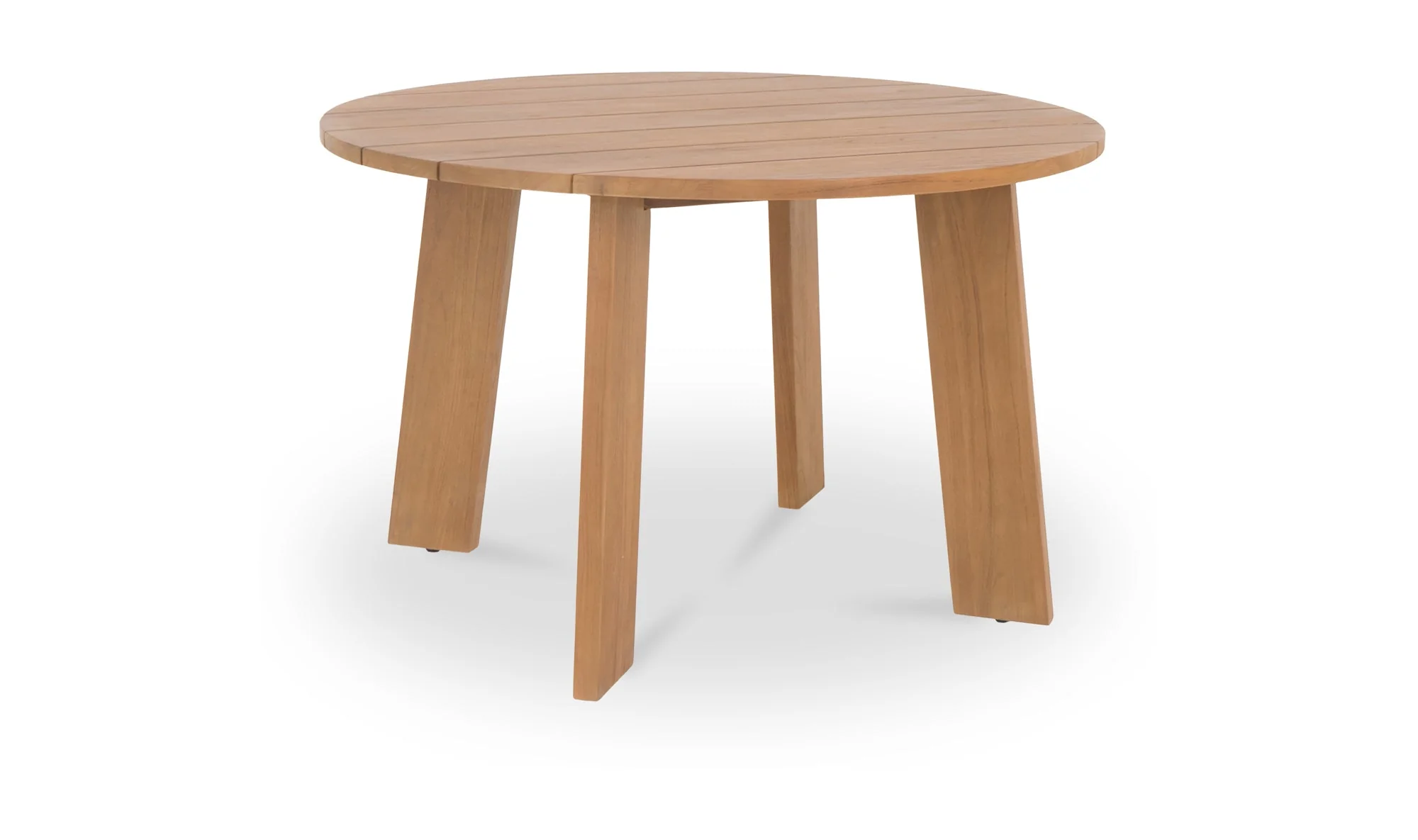 Delta Round Outdoor Dining Table Natural - Image 2