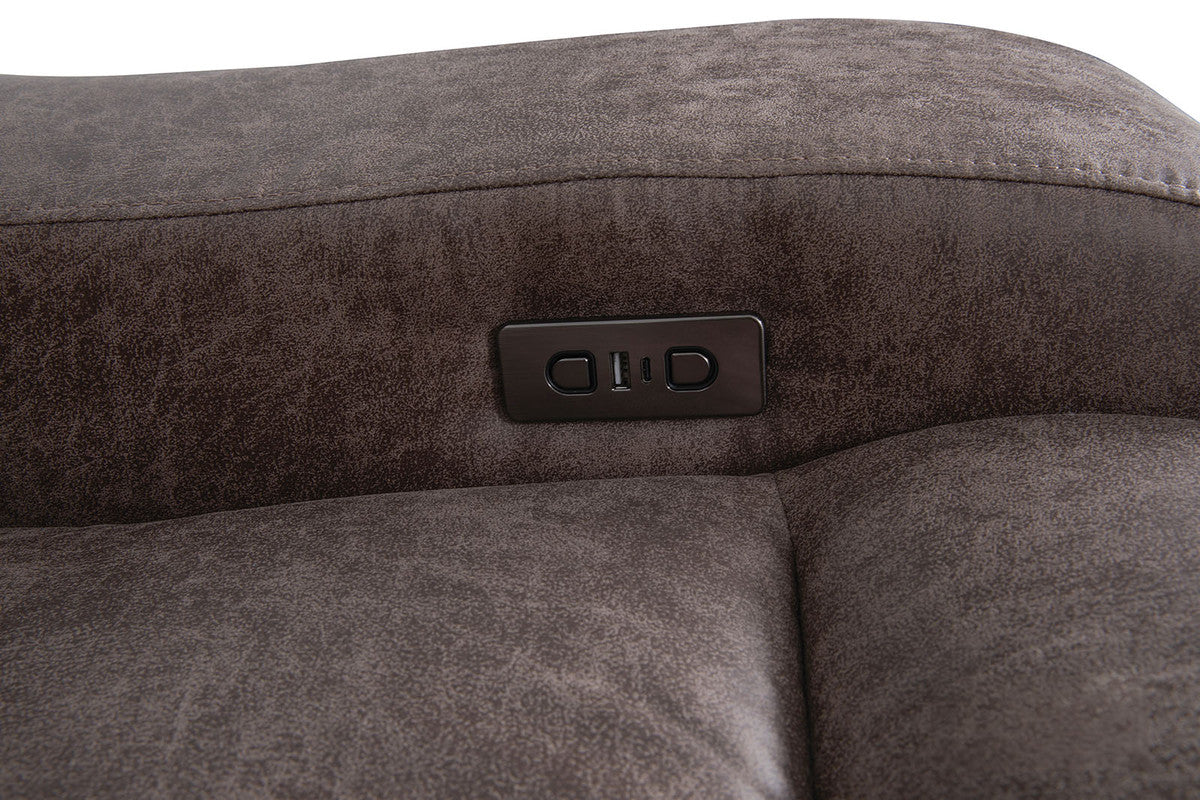Demetrius Brown Power Sofa & Loveseat - Image 4