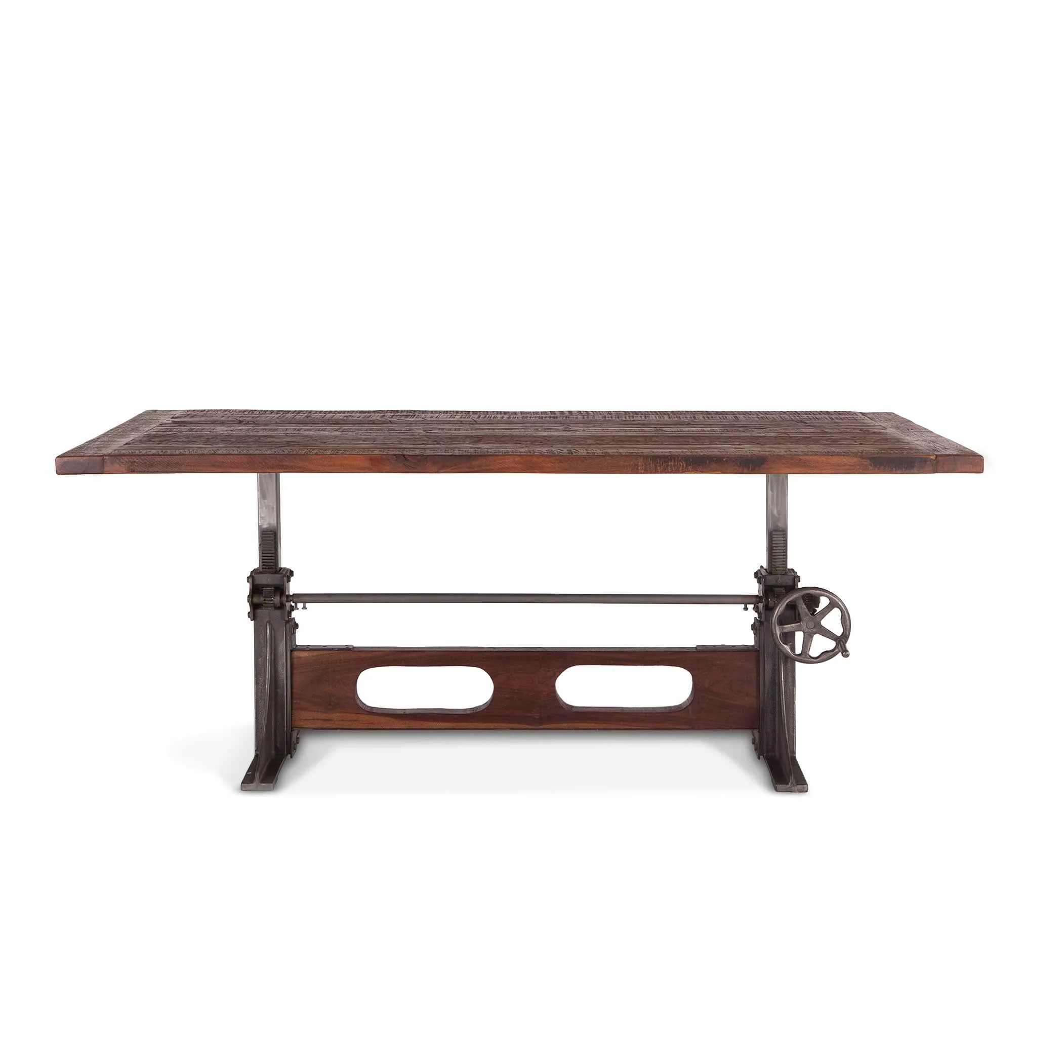 Manchester 84" Adjustable Dining Table in Natural Reclaimed