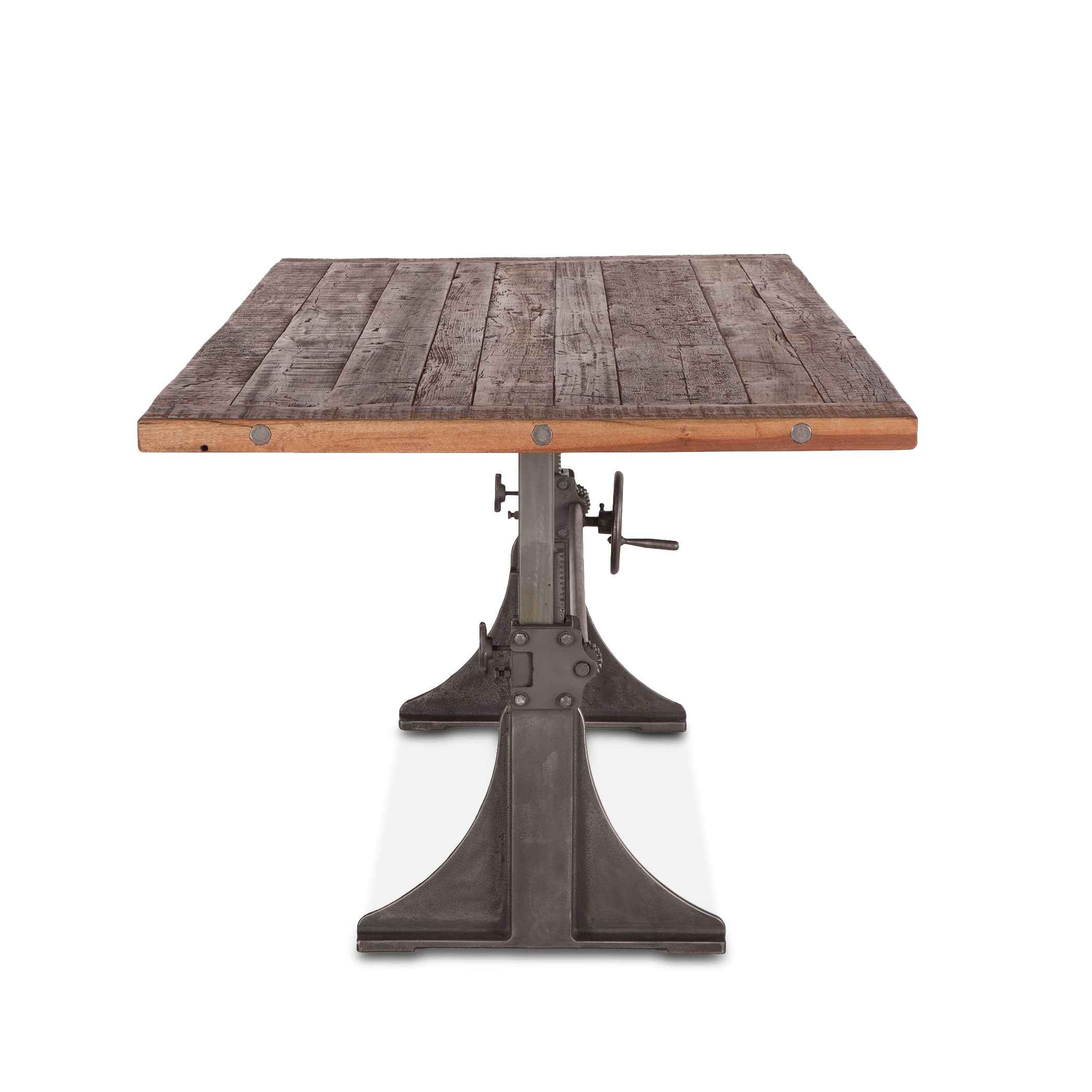Manchester 84" Adjustable Dining Table in Natural Reclaimed - Image 2