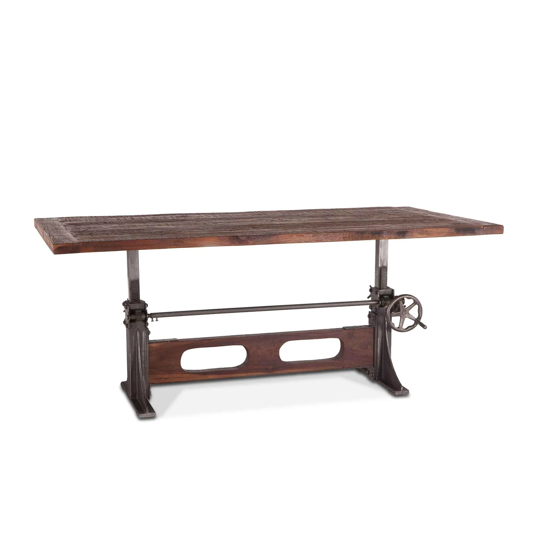 Manchester 84" Adjustable Dining Table in Natural Reclaimed - Image 9