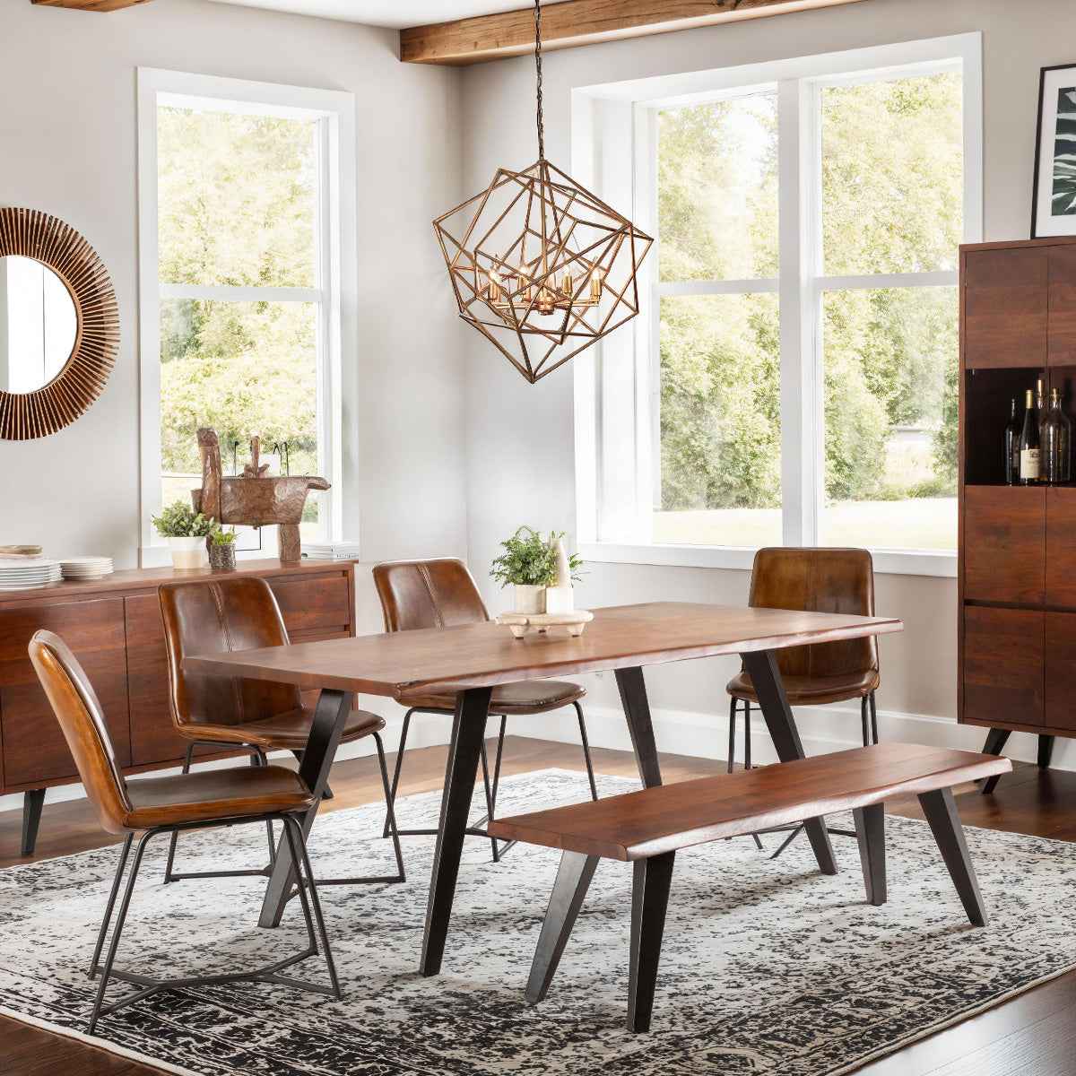 Kennedy 68" Dining Table in Walnut - Image 6