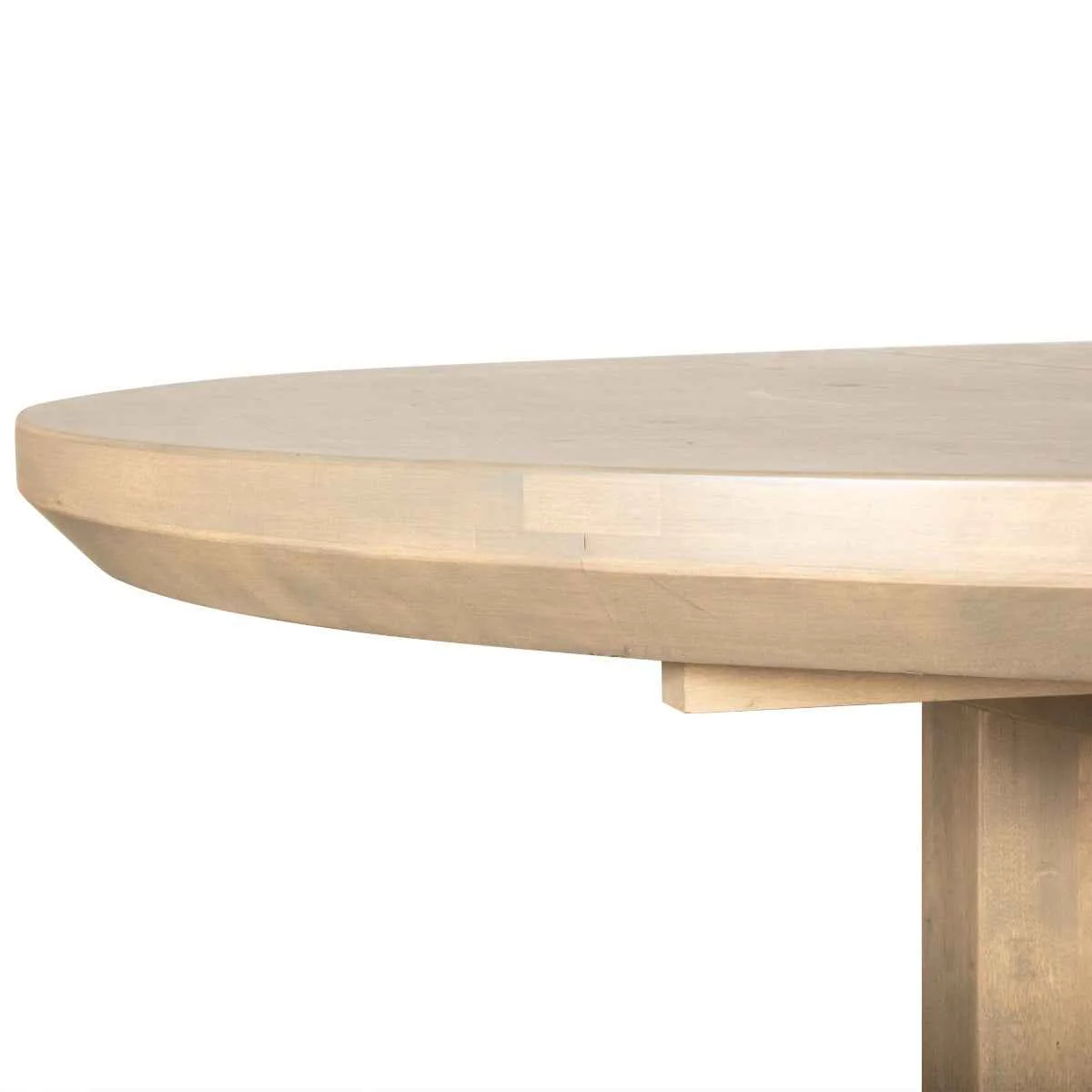 Grassroots Mission 86-110" Oval Extension Dining Table in Gray Birch - Image 2