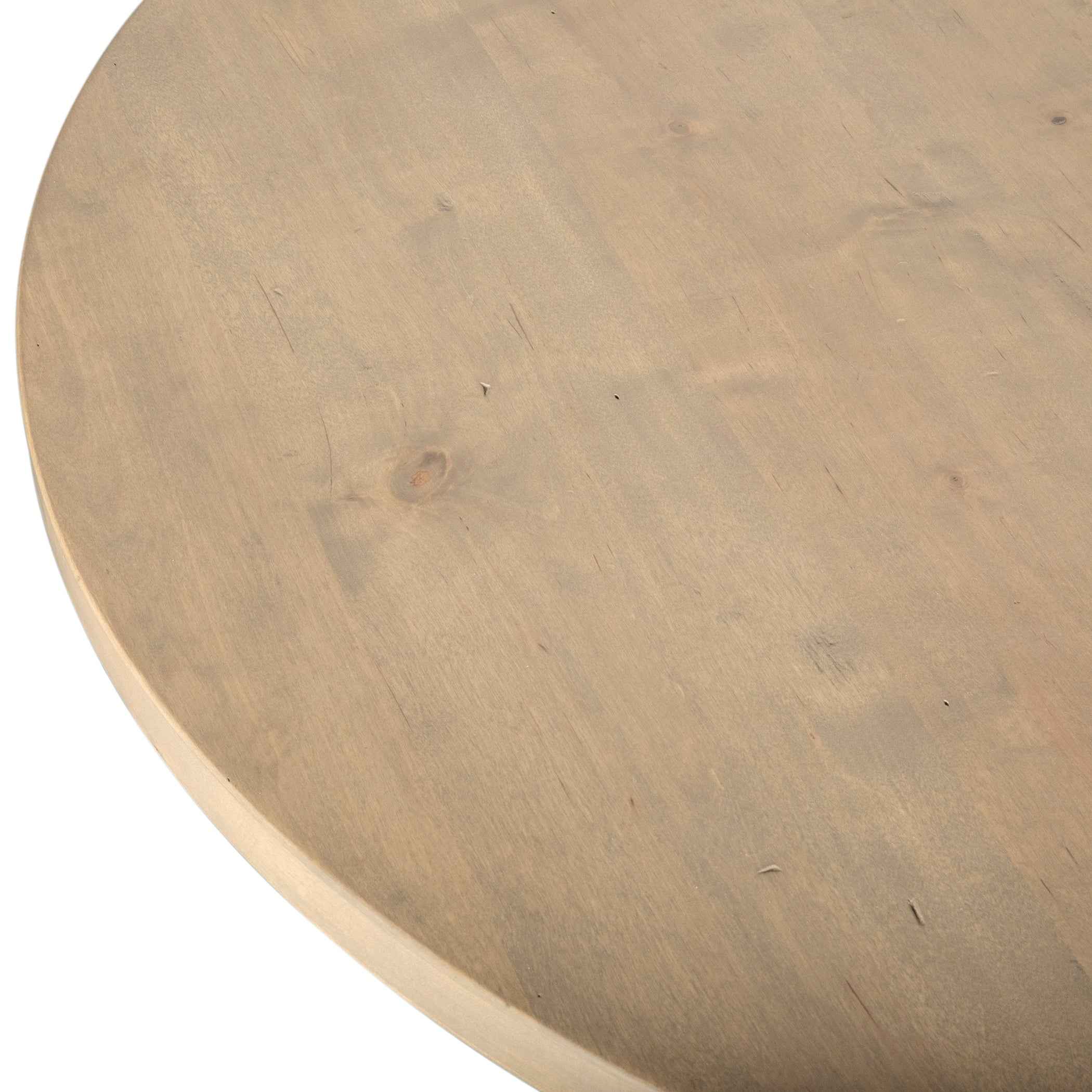 Grassroots Mission 42-60" Round Extension Dining Table in Gray Birch - Image 3