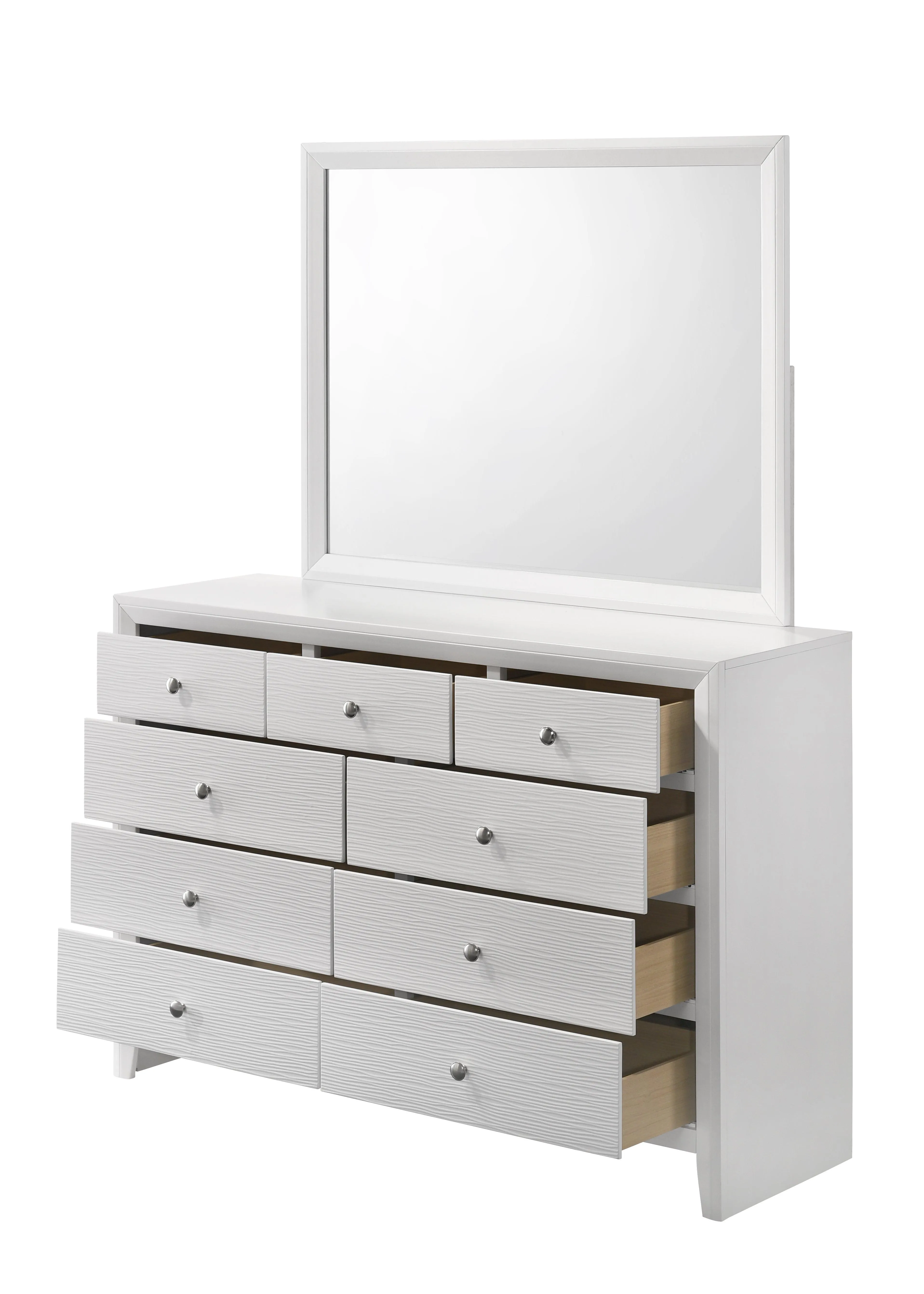 Denker White Panel Bedroom Set - Image 10