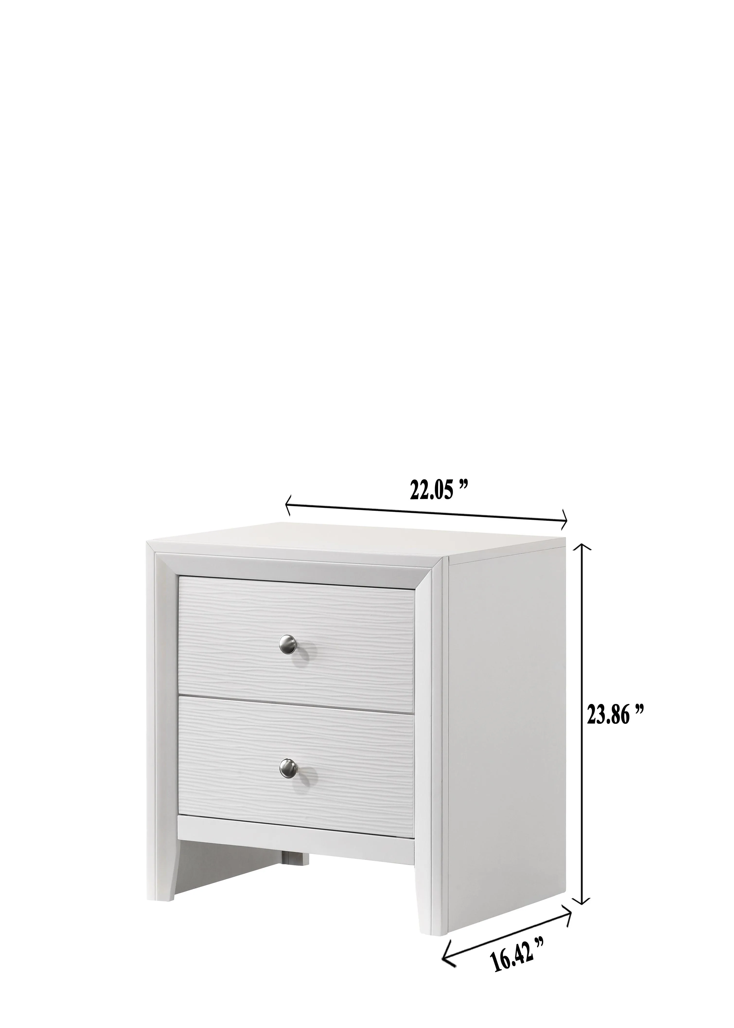 Denker White Panel Bedroom Set - Image 13