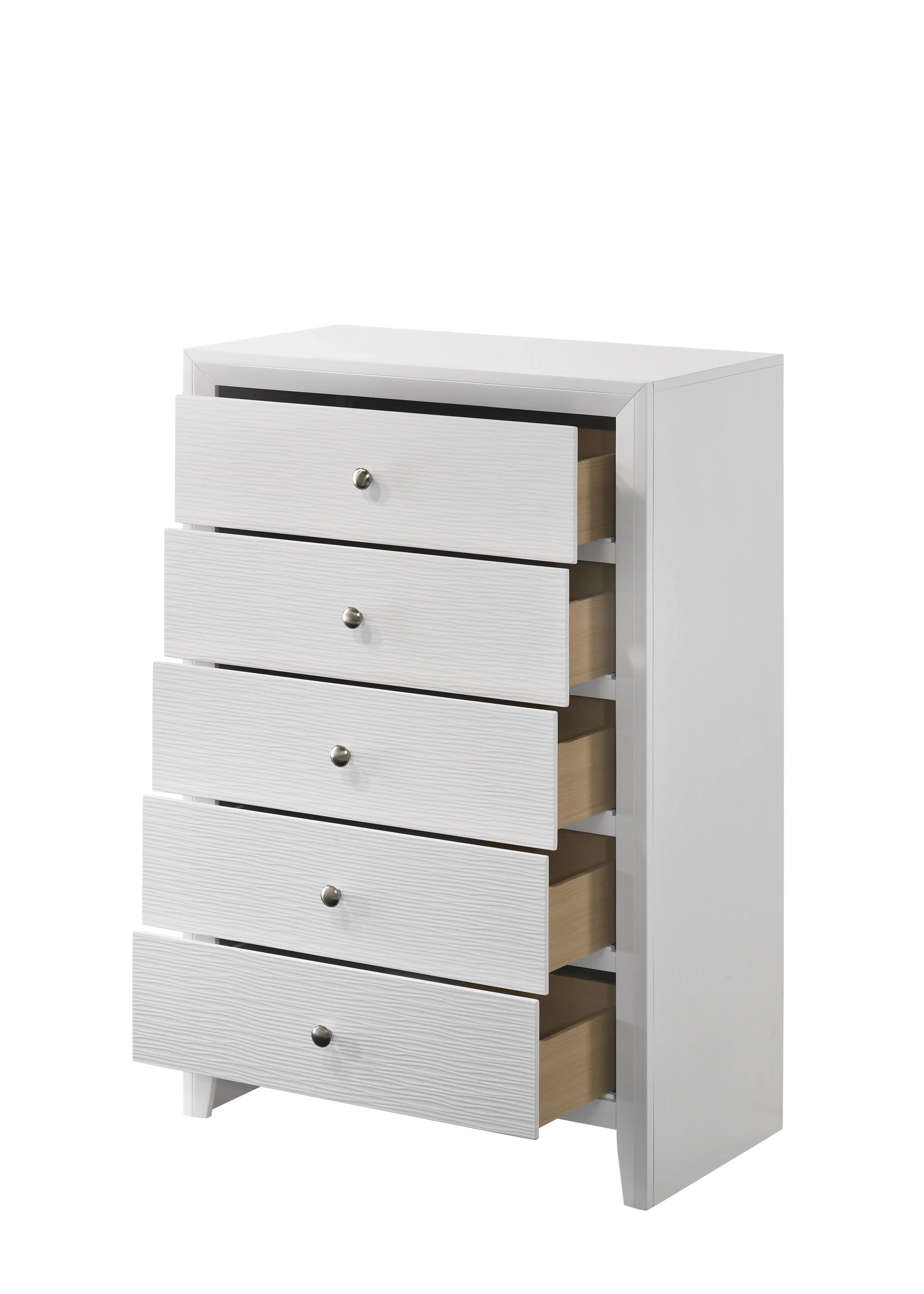 Denker White Panel Bedroom Set - Image 15
