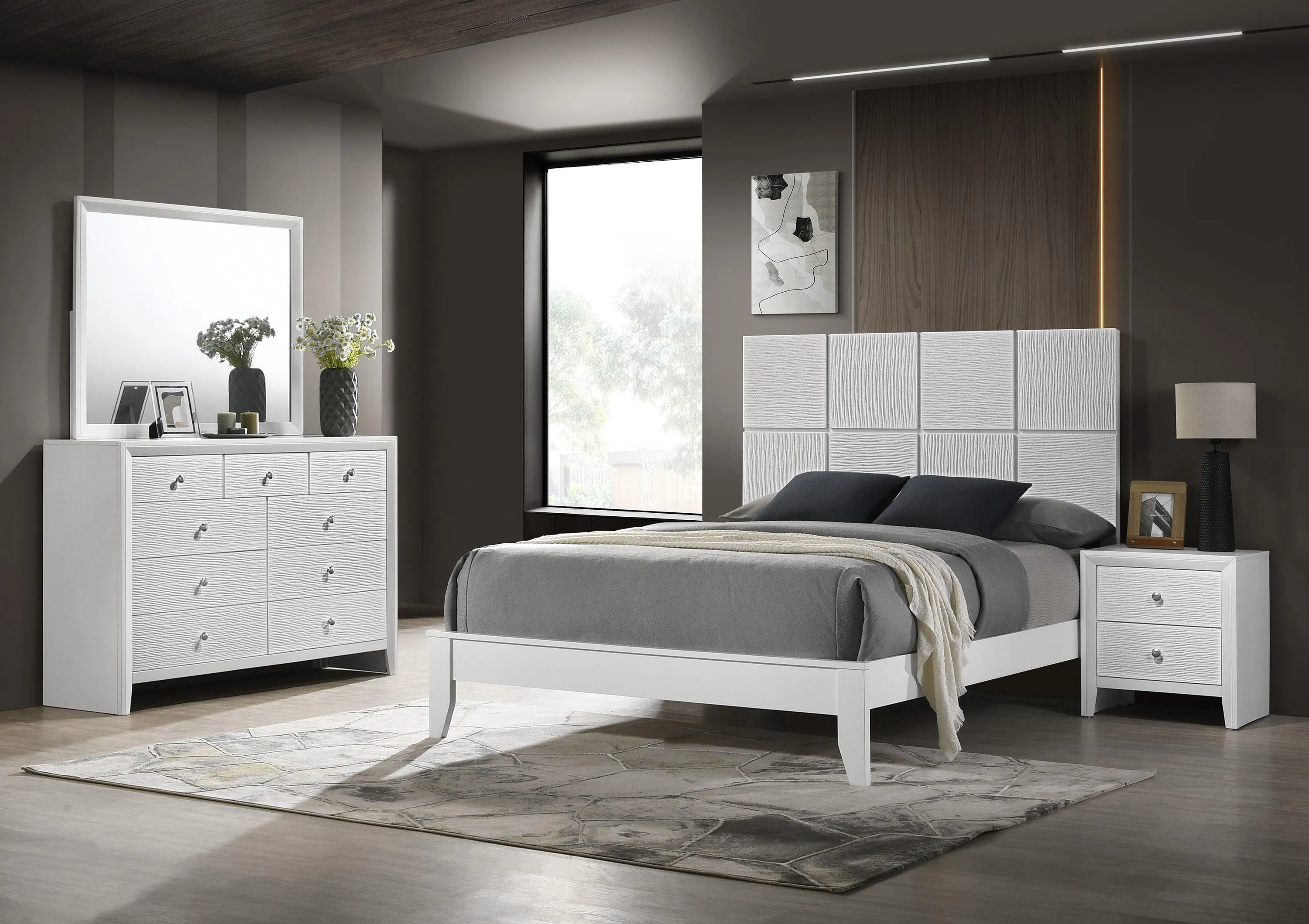 Denker White Panel Youth Bedroom Set - Image 7