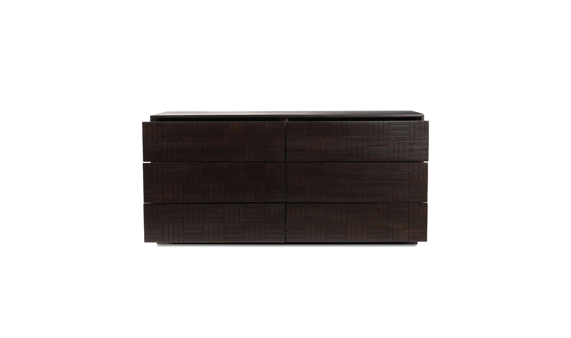 Denman 6 Drawer Dresser - Dark Brown - Image 2