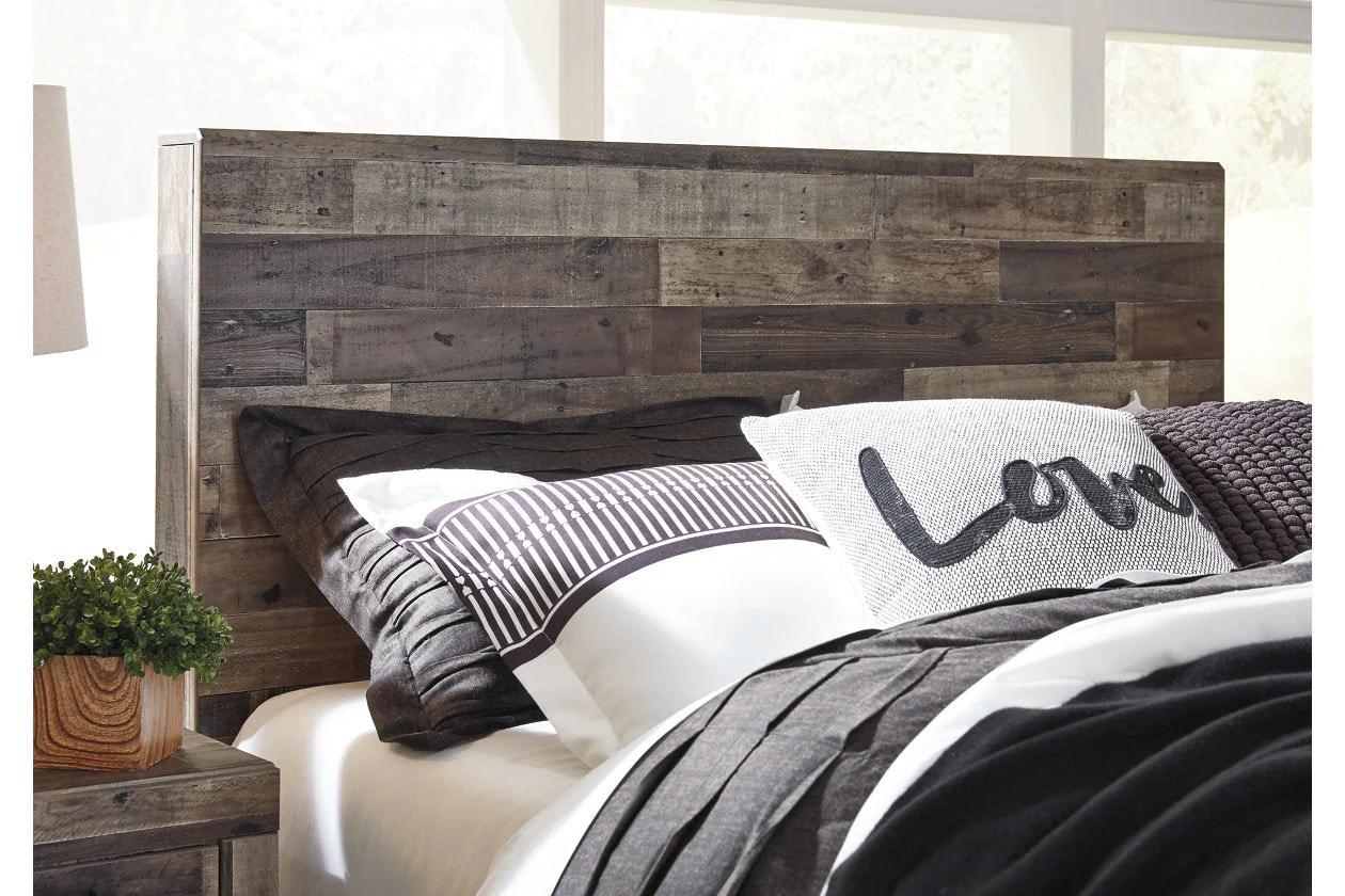Derekson Multi Gray Full Storage Platform Bed - Image 3