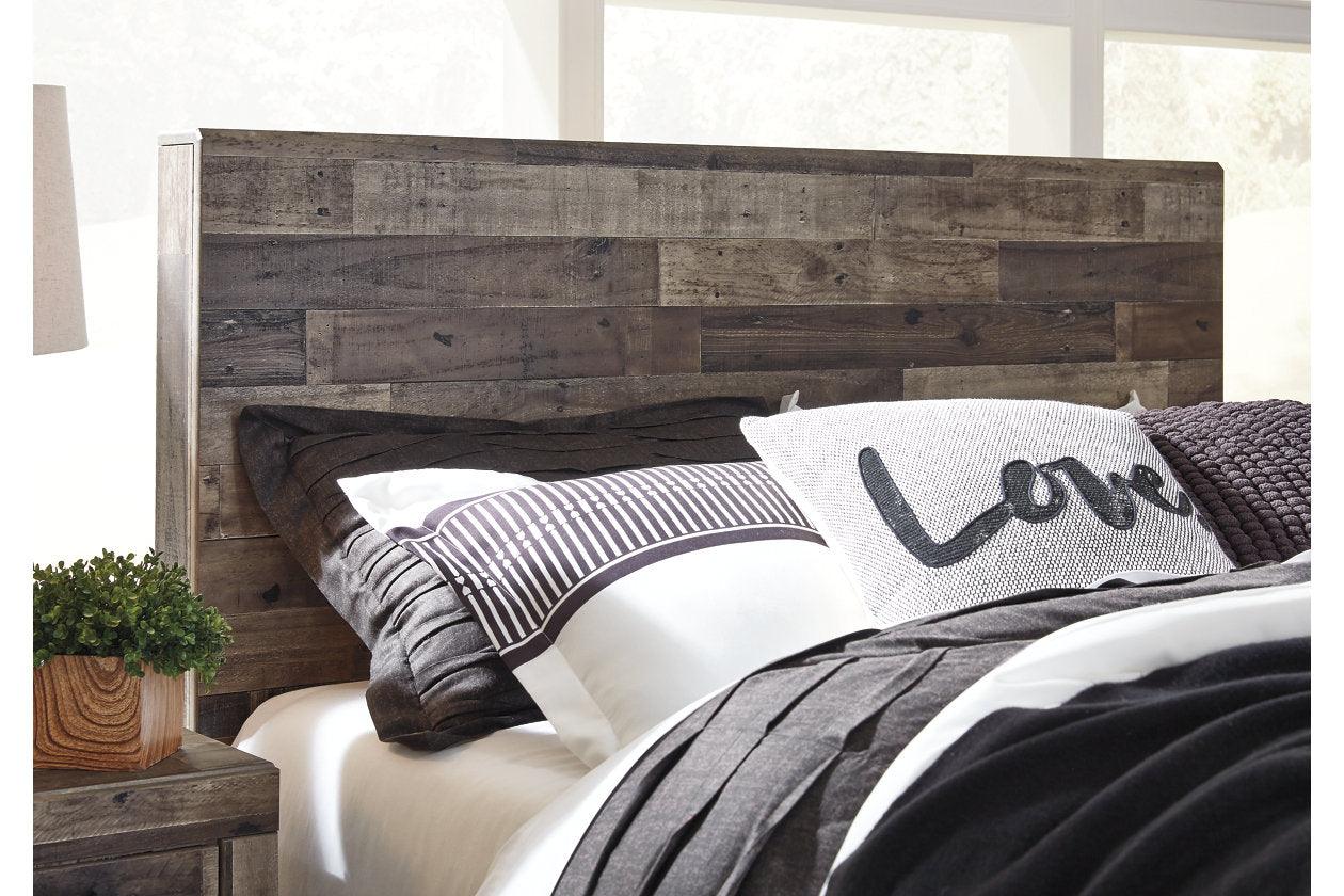 Derekson Multi Gray King Panel Bed - Image 2