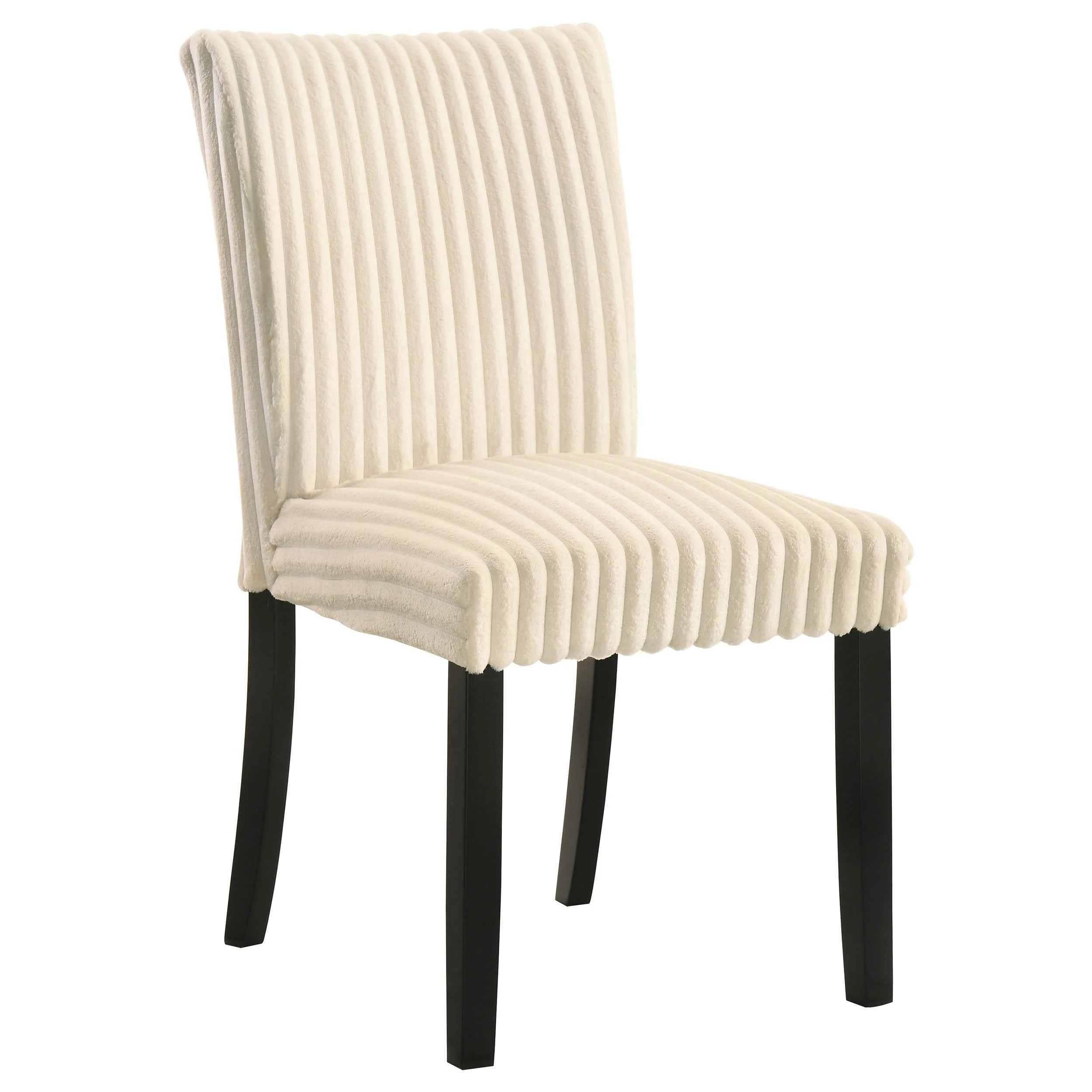 Dermott Cream Upholstered Parson Dining Side Chair (Set of 2) - Image 3