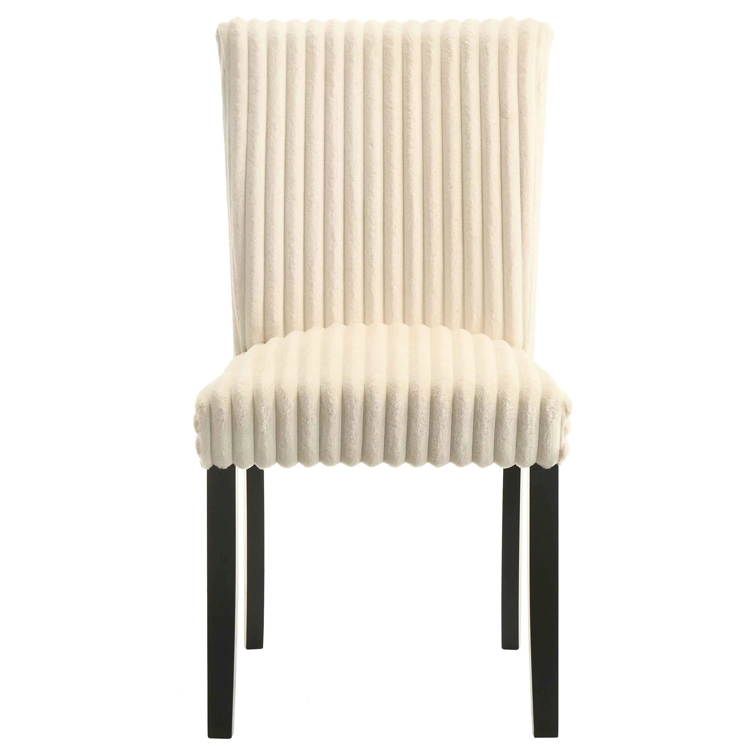 Dermott Cream Upholstered Parson Dining Side Chair (Set of 2) - Image 4