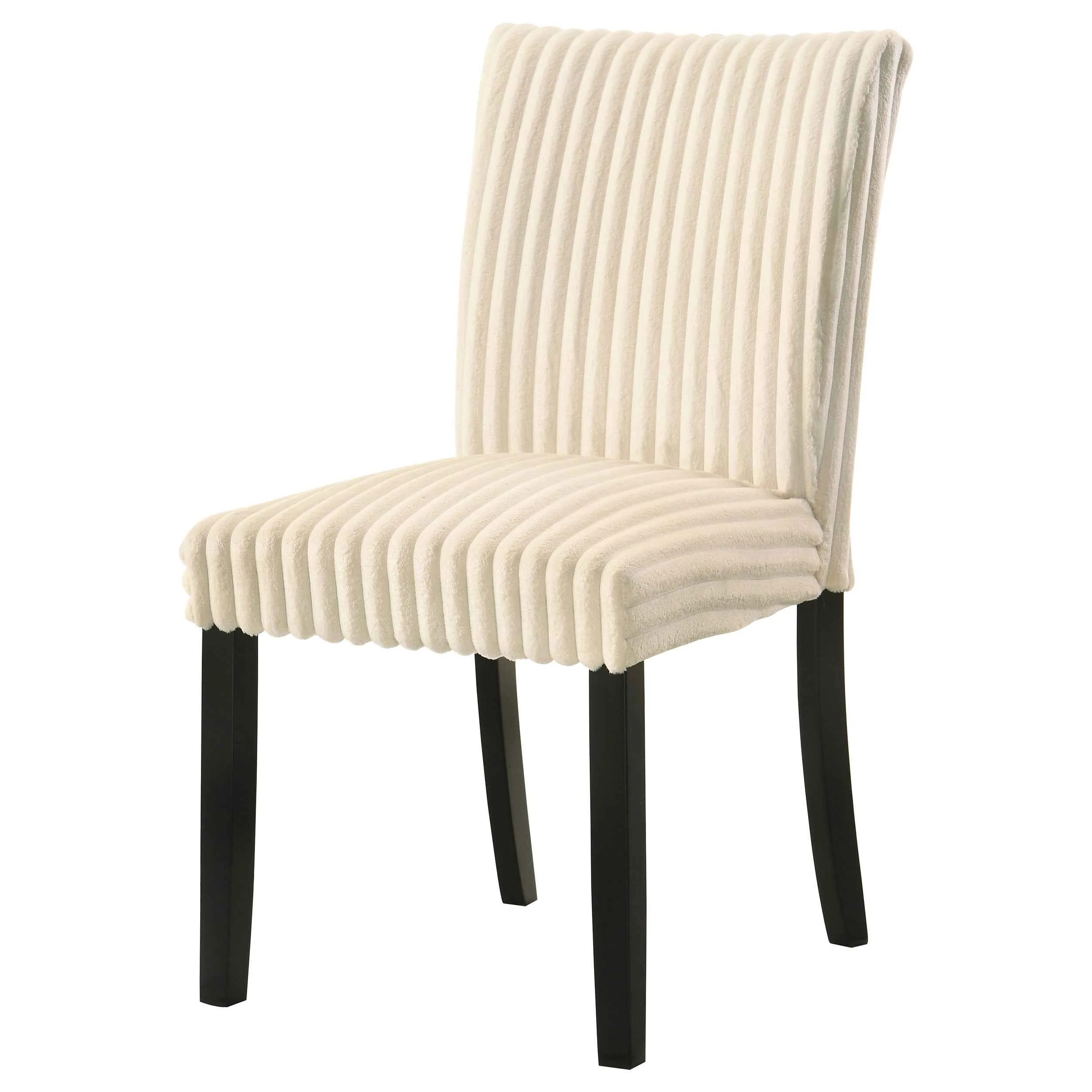 Dermott Cream Upholstered Parson Dining Side Chair (Set of 2) - Image 5