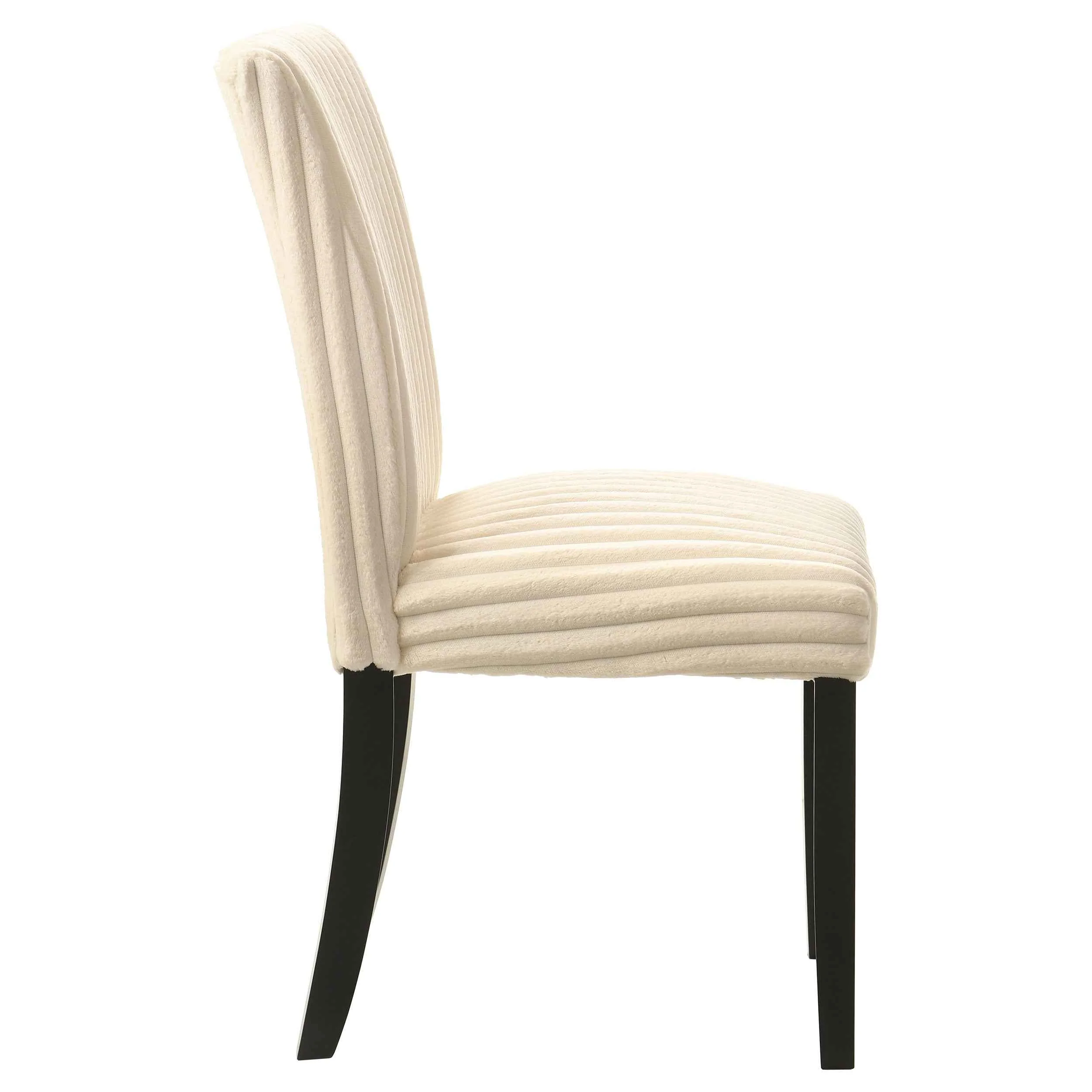 Dermott Cream Upholstered Parson Dining Side Chair (Set of 2) - Image 9