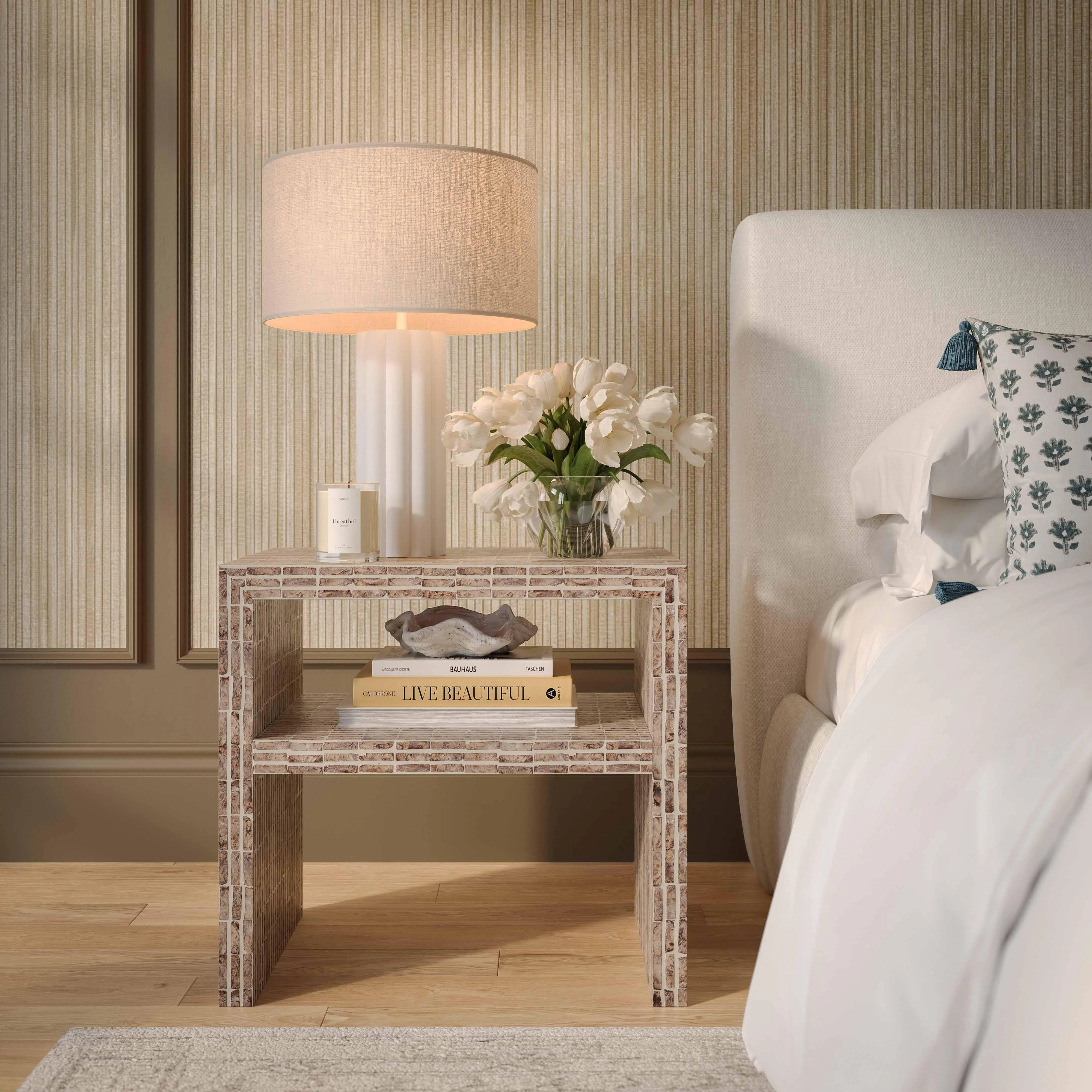 Derry Capiz Shell Nightstand - Image 11