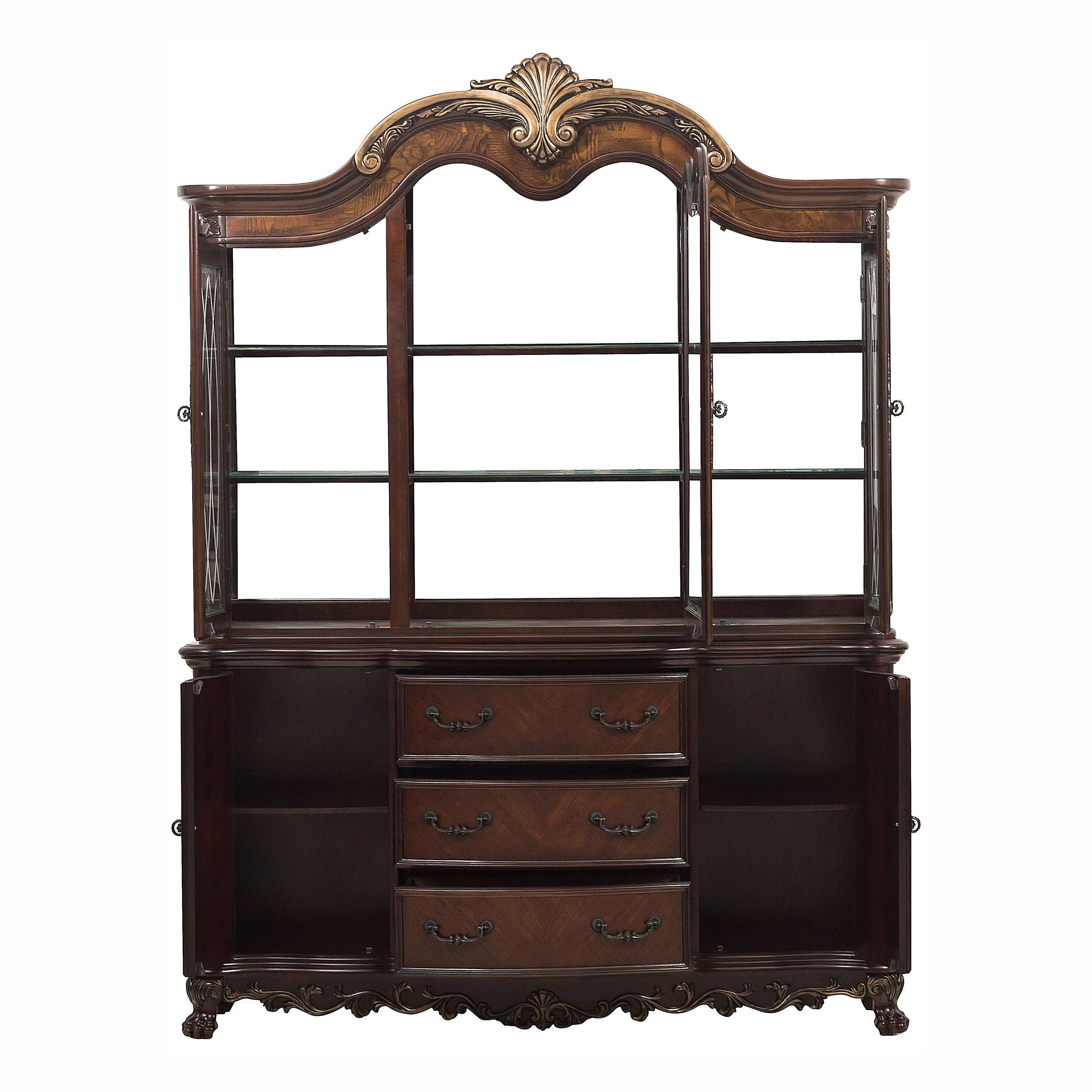Deryn Park Cherry Buffet & Hutch - Image 3