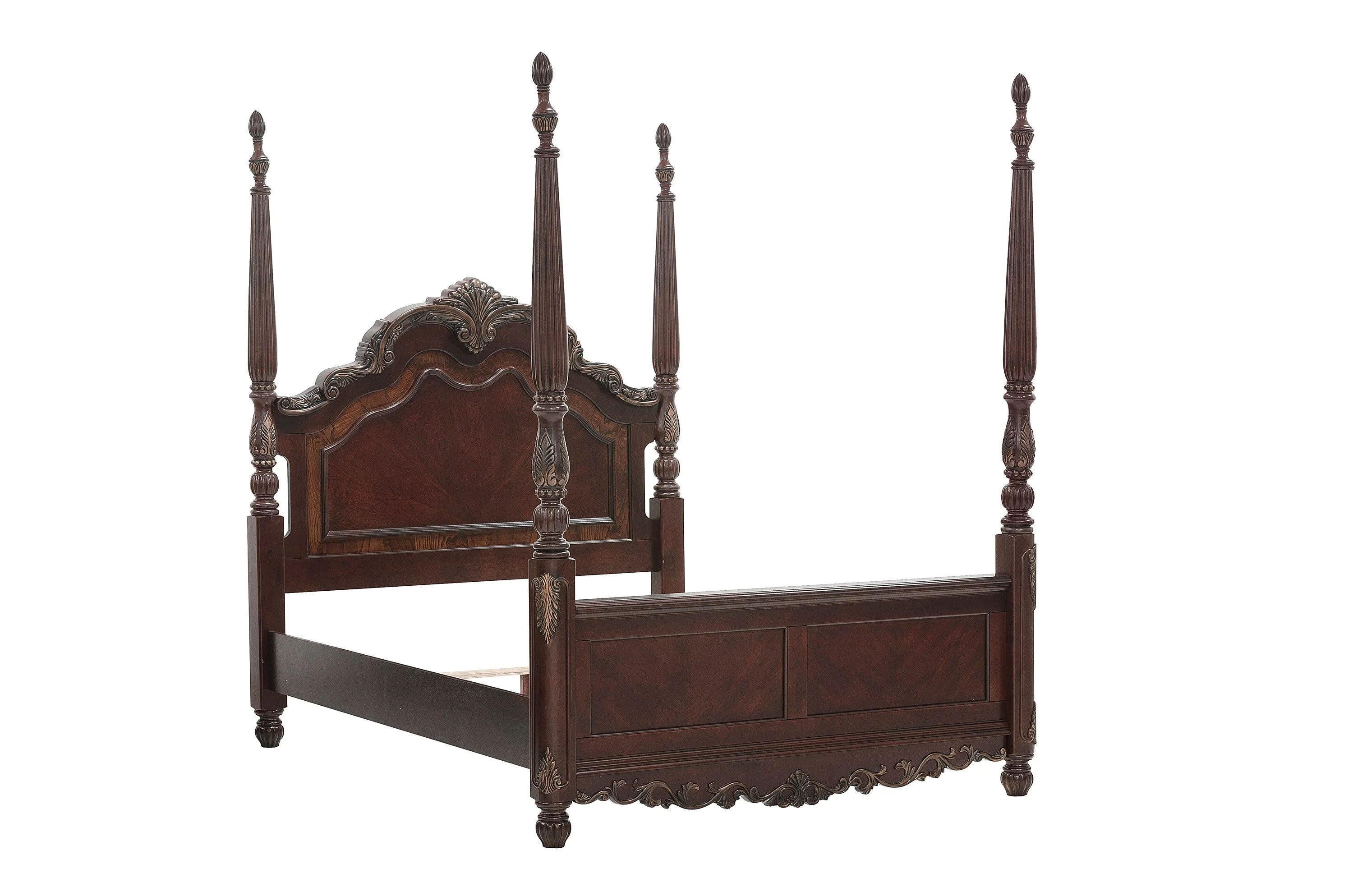 Deryn Park Cherry California King Poster Bed - Image 2