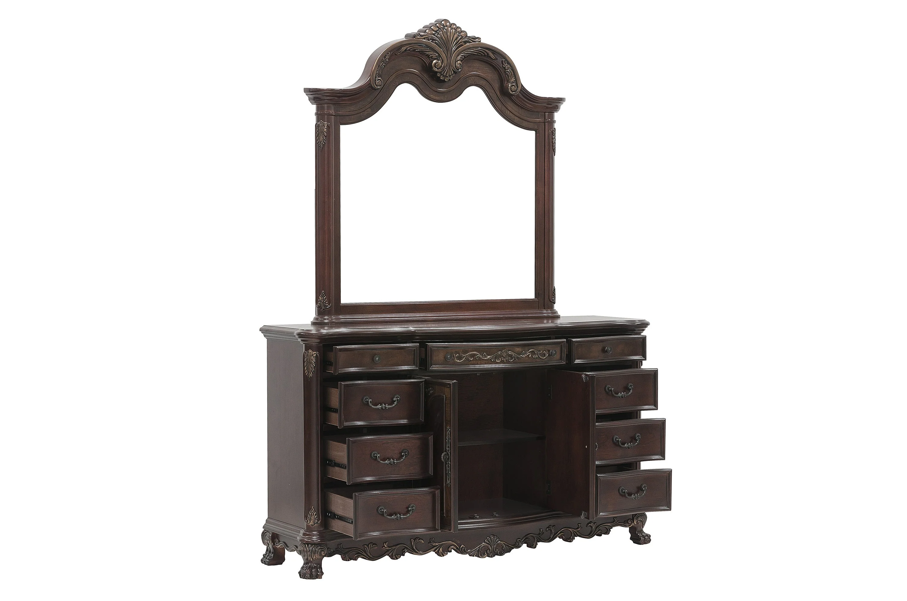 Deryn Park Cherry California King Sleigh Bed - Image 13